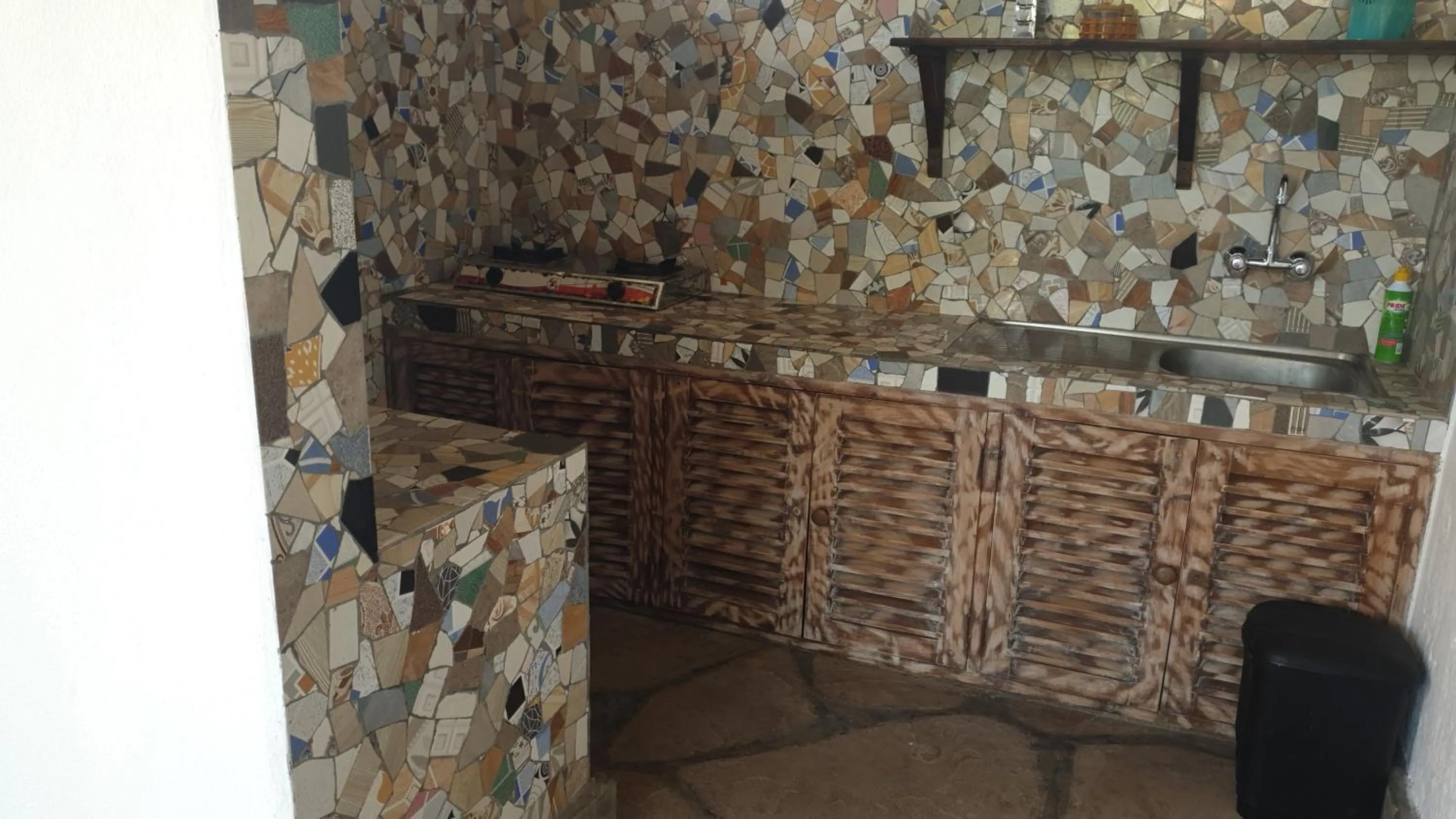 Kitchen or kitchenette in Marijani Holiday Resort