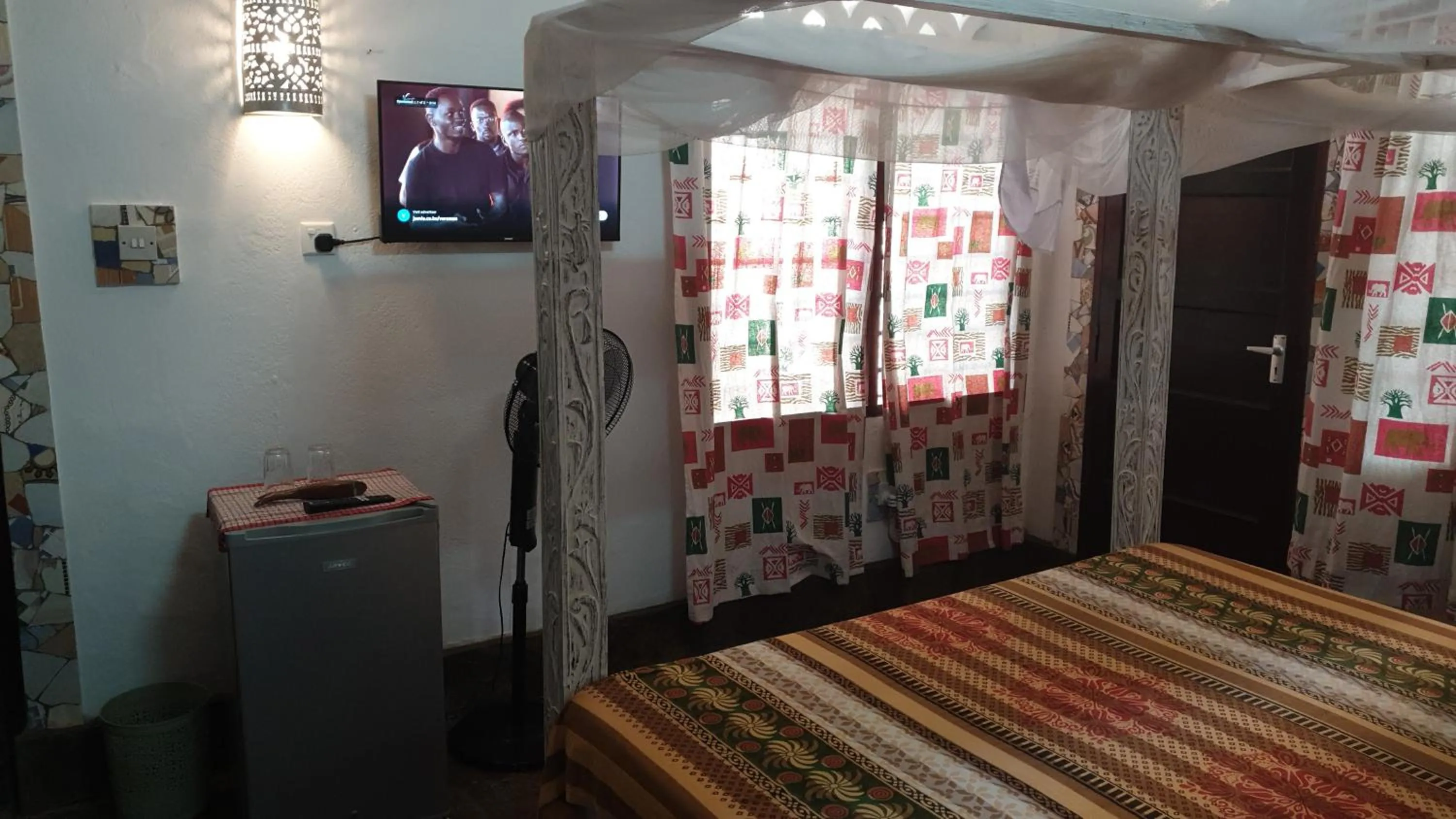 Bed in Marijani Holiday Resort