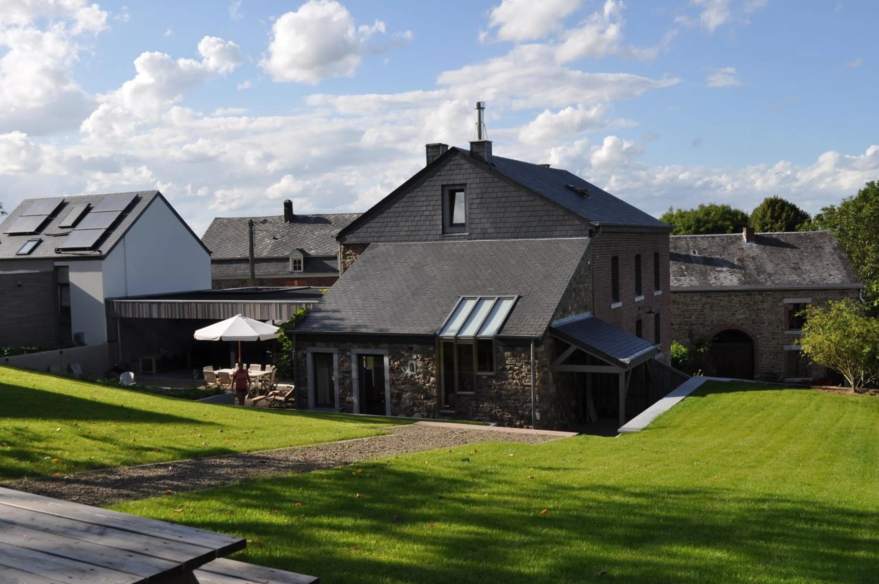Garden view in B&B Maison Honorine