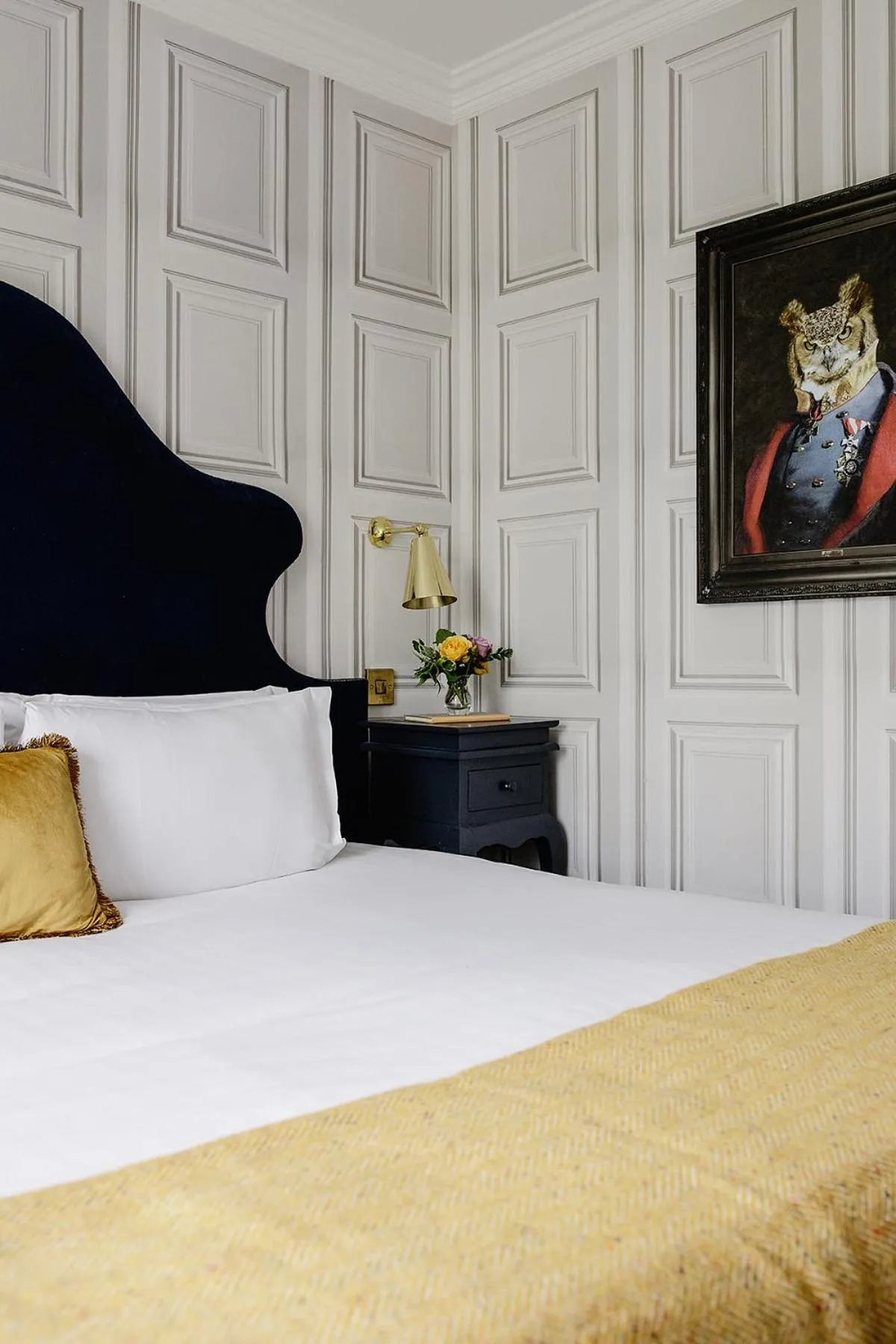 Bedroom, Bed in Pembroke Townhouse