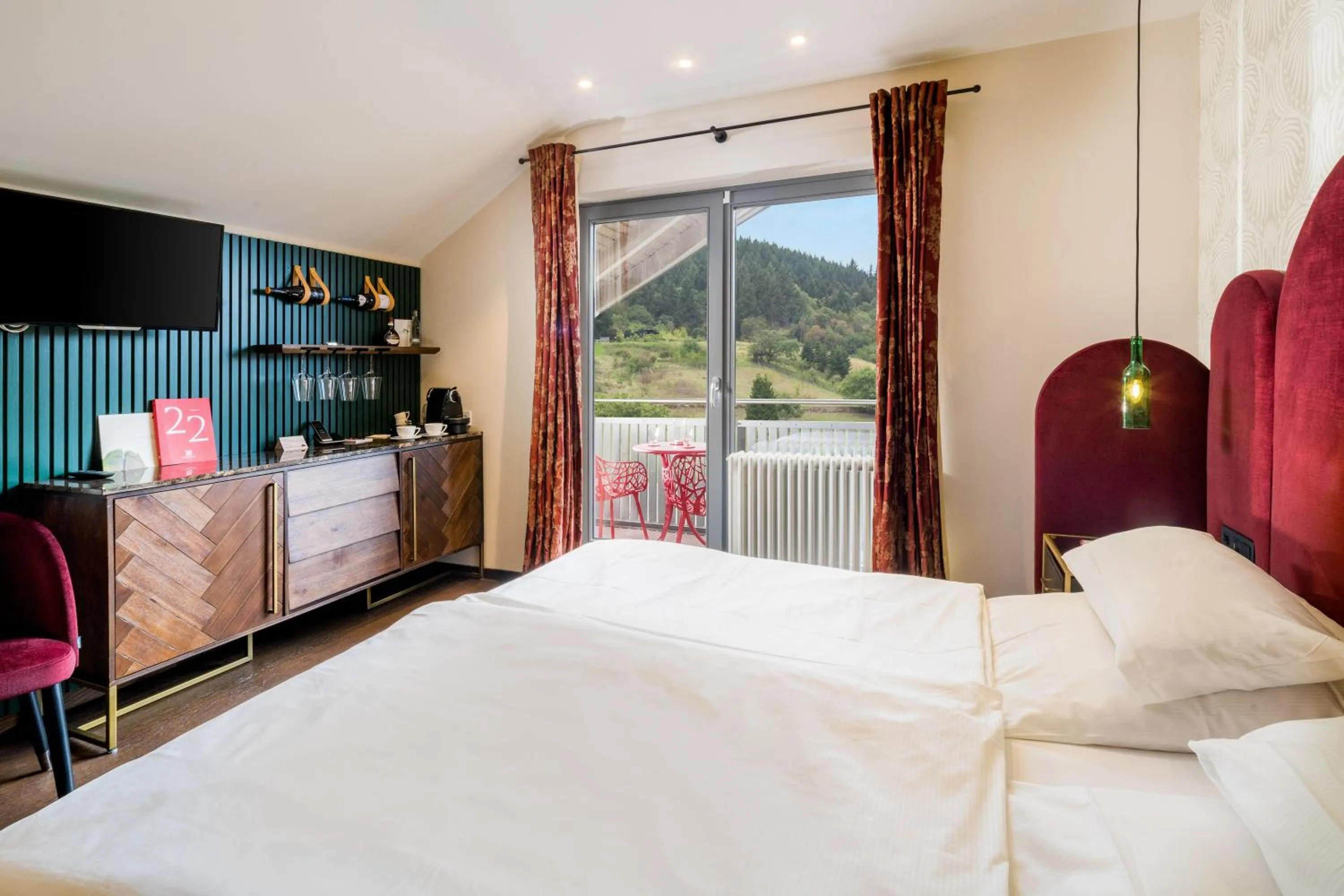 Bed in Hotel Heiligenstein