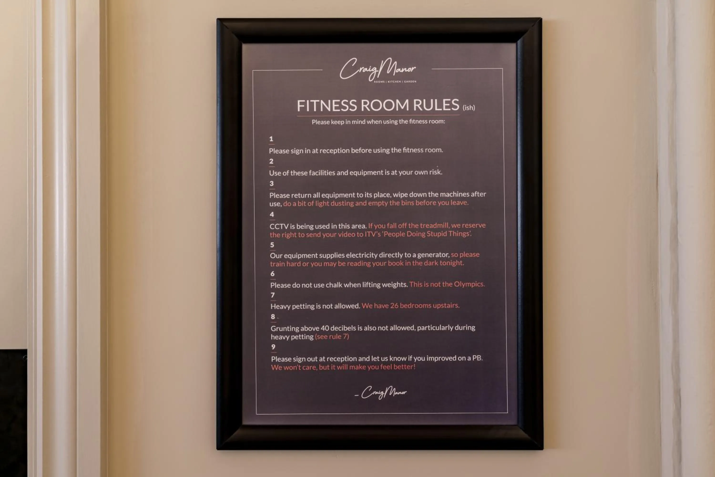 Fitness centre/facilities in Craig Manor