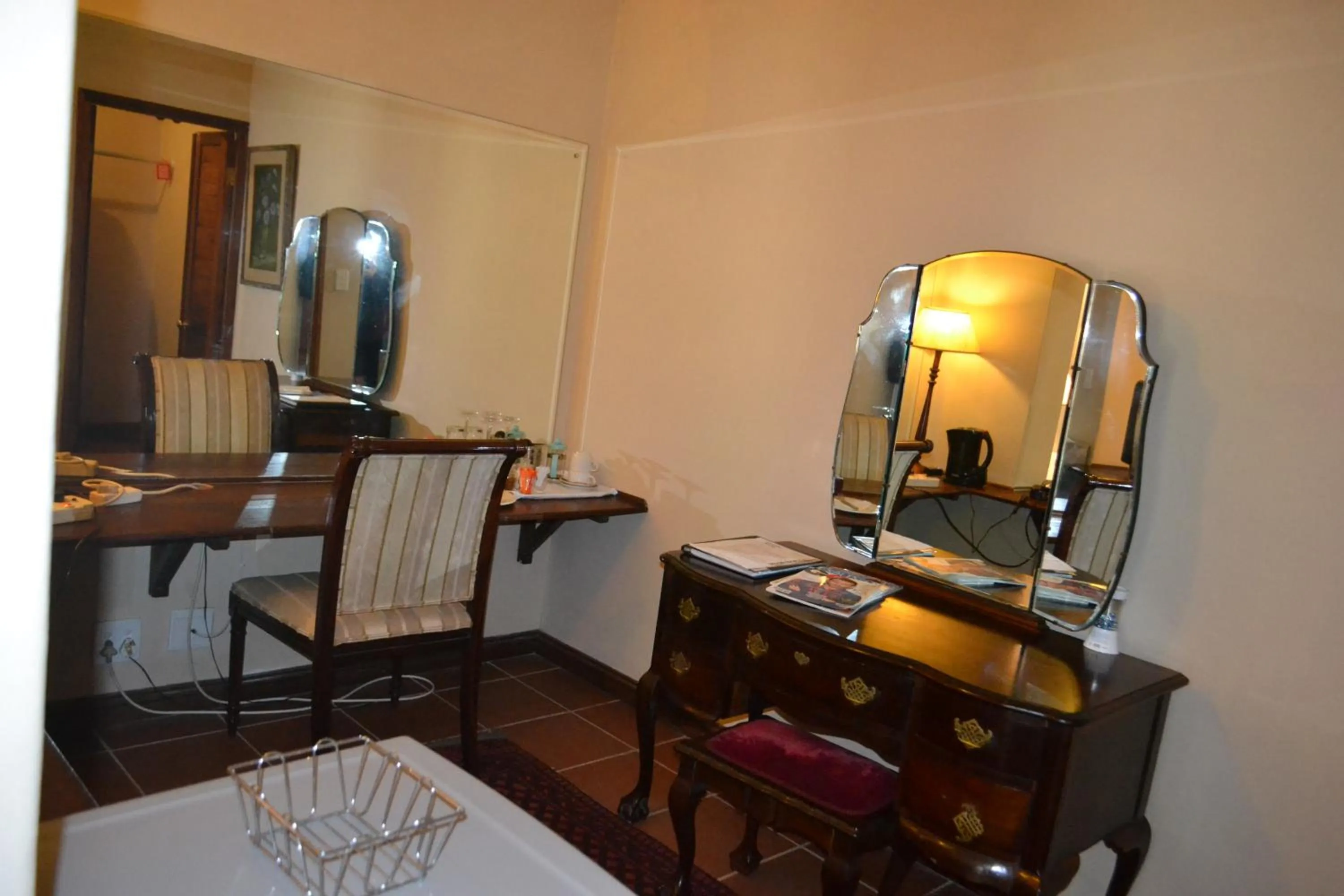 Seating area in Foxwood House Boutique Hotel