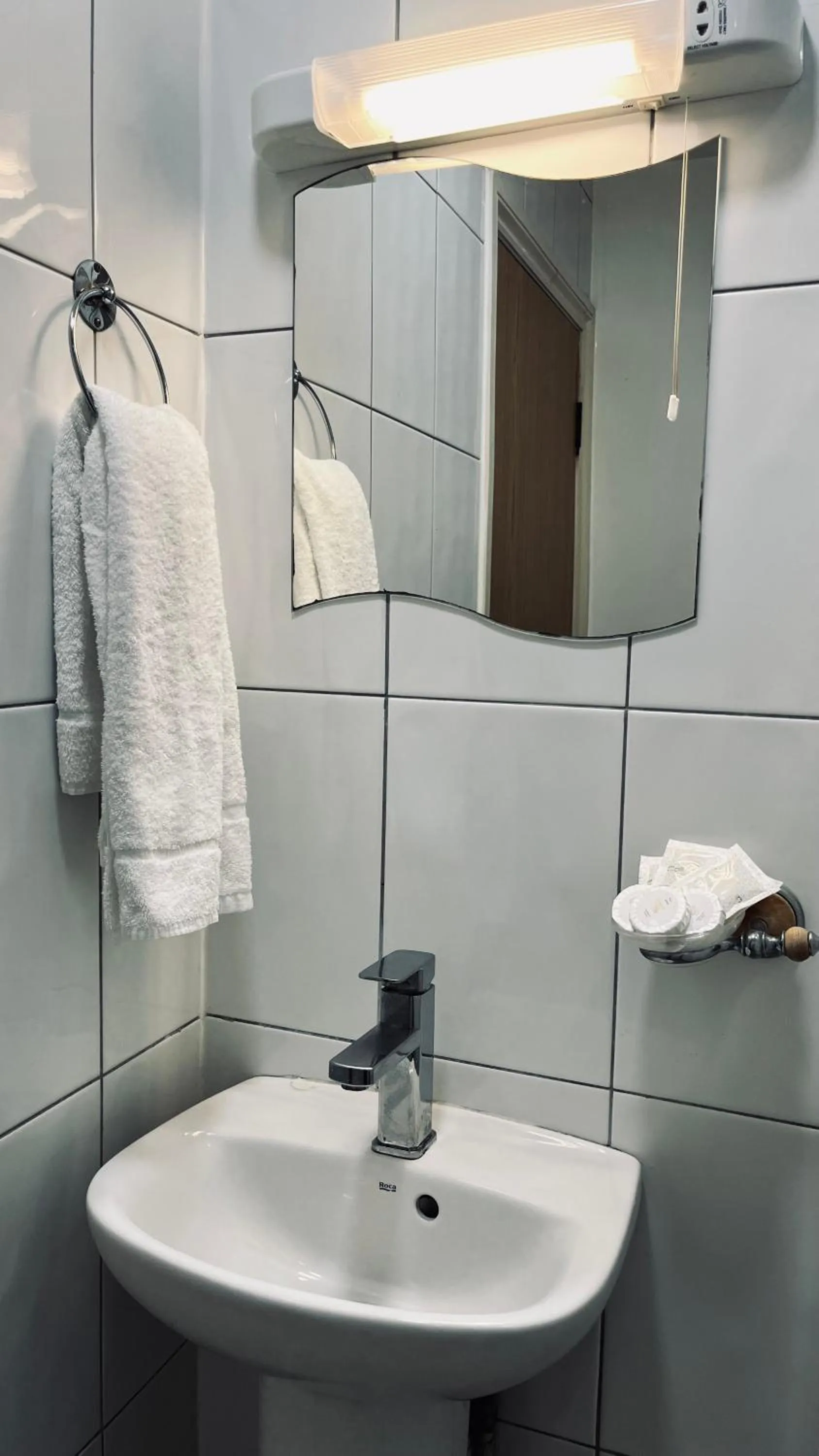 Bathroom in Arriva Hotel