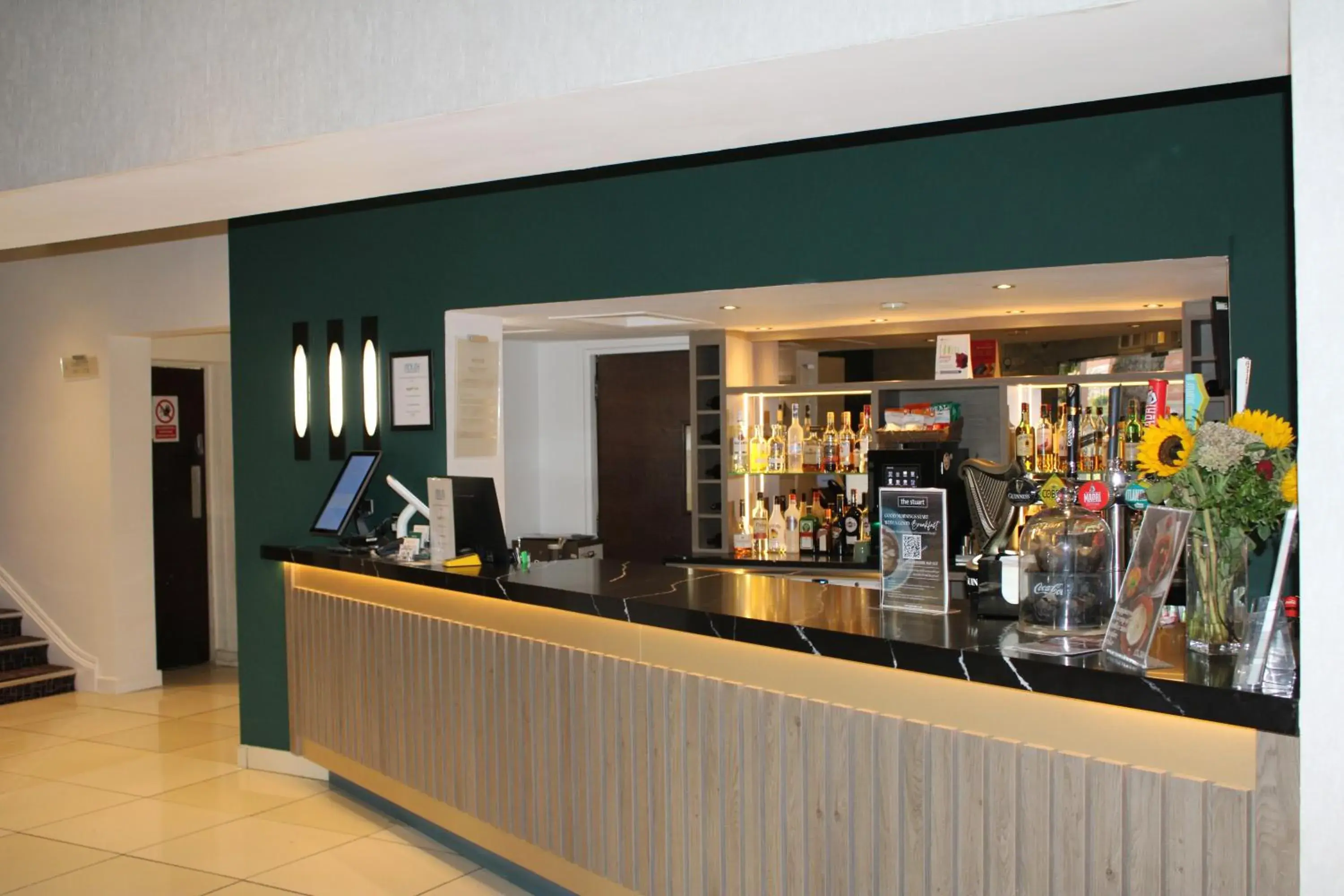 Lounge or bar in The Stuart Hotel, Sure Hotel Collection by Best Western Lounge or bar in The Stuart Hotel, Sure Hotel Collection by Best Western
