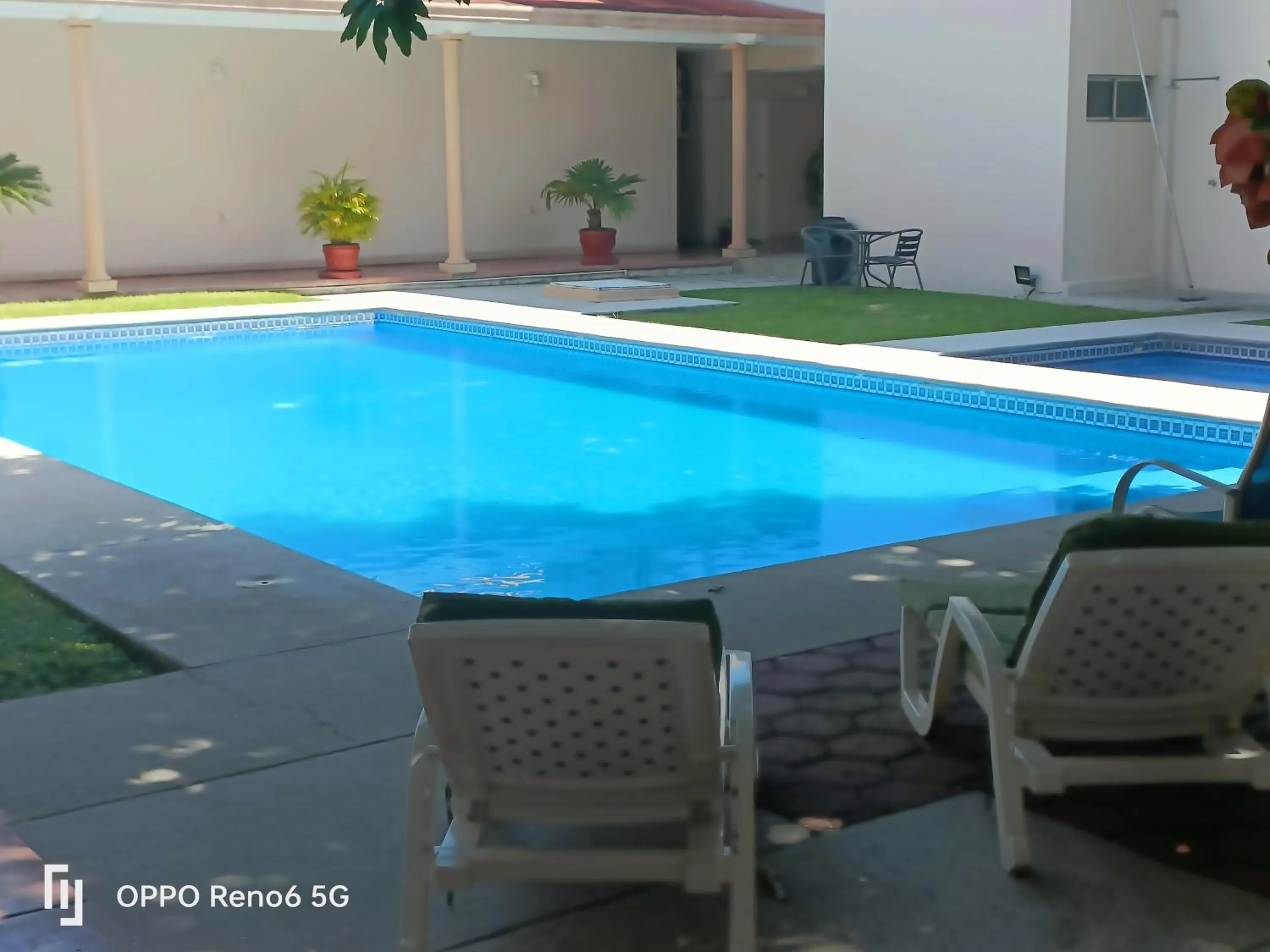 Pool view in Villa Esmeralda