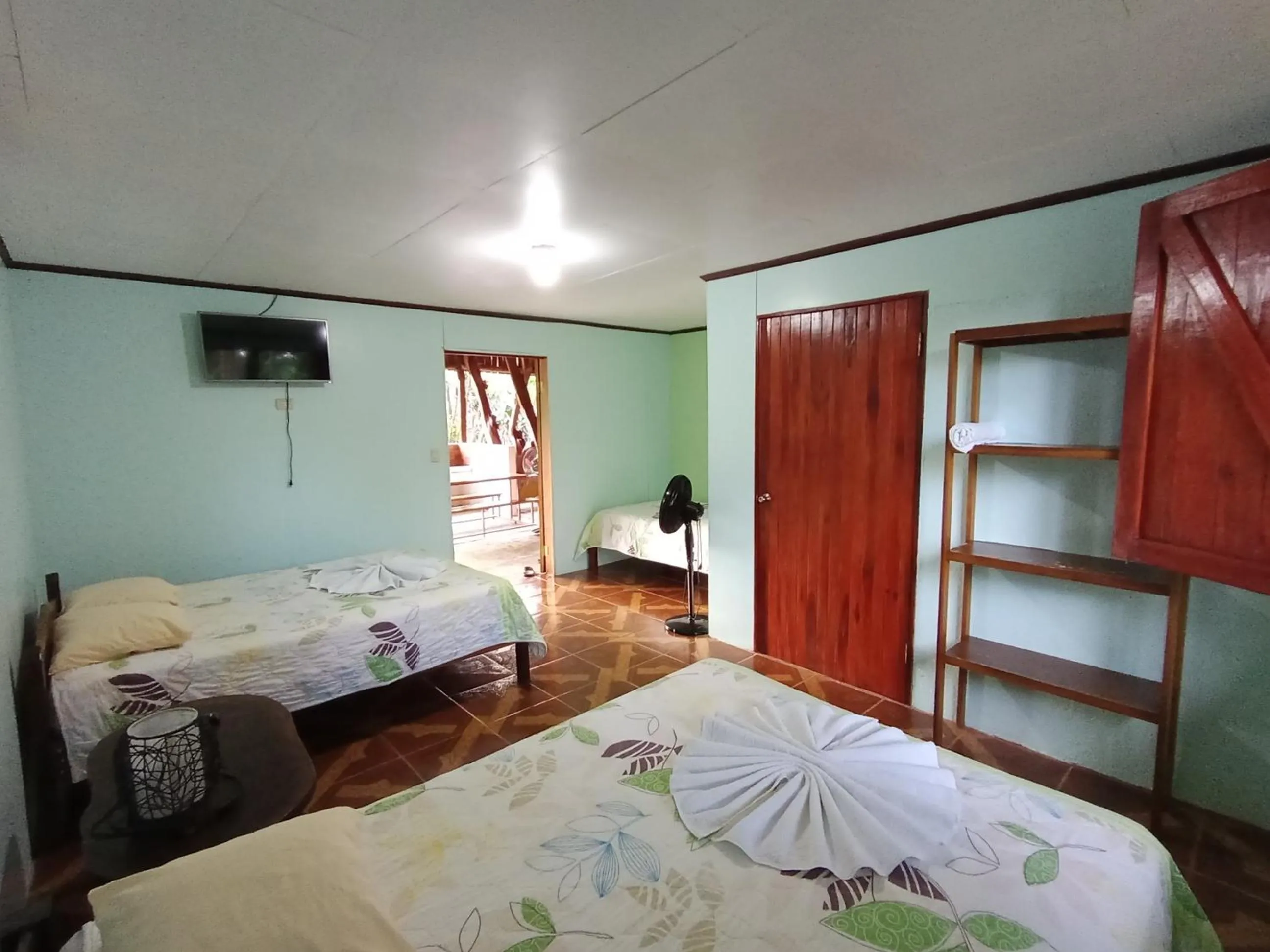 Bed in Posada Rural Río Celeste