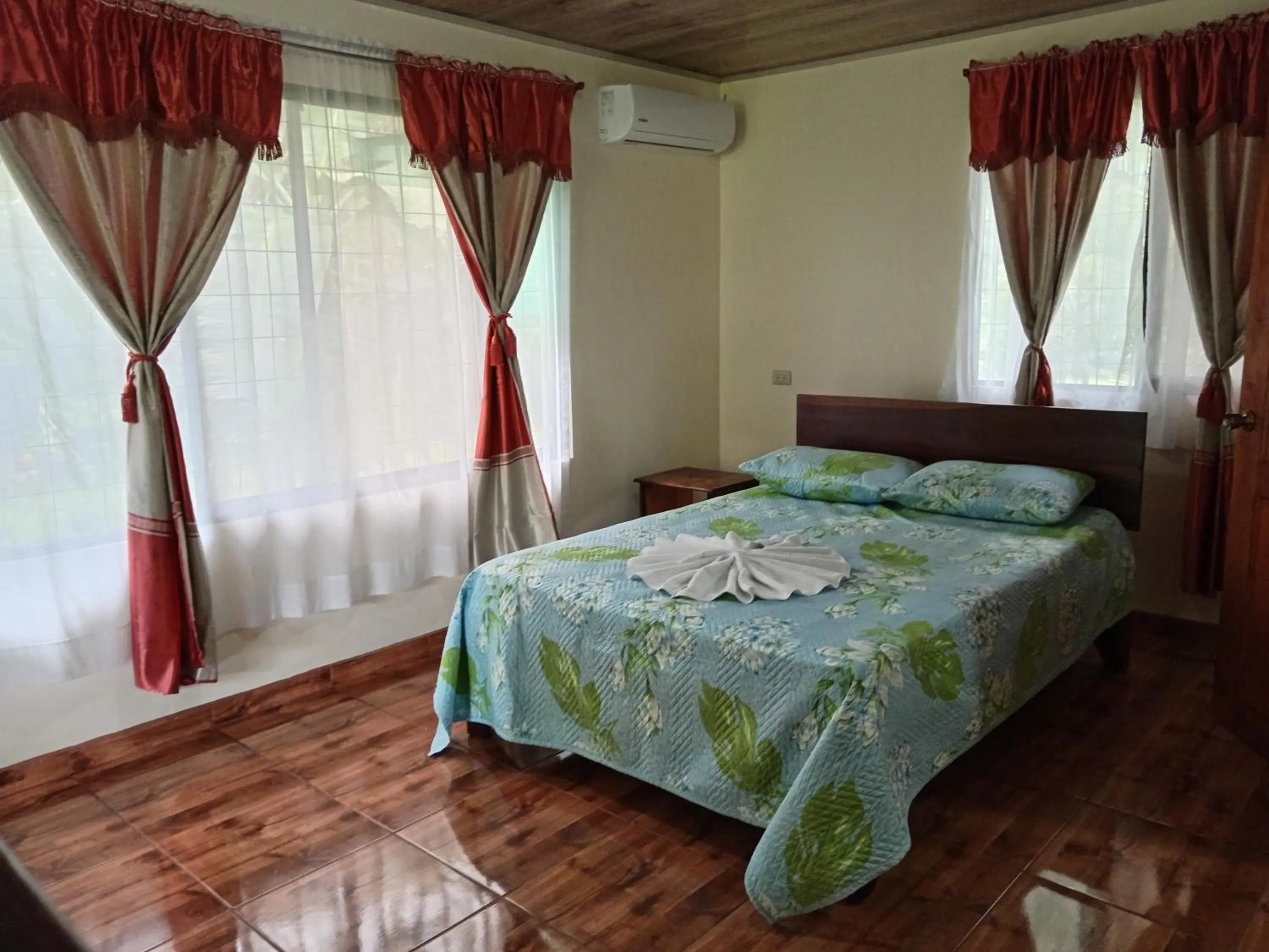 Bed in Posada Rural Río Celeste