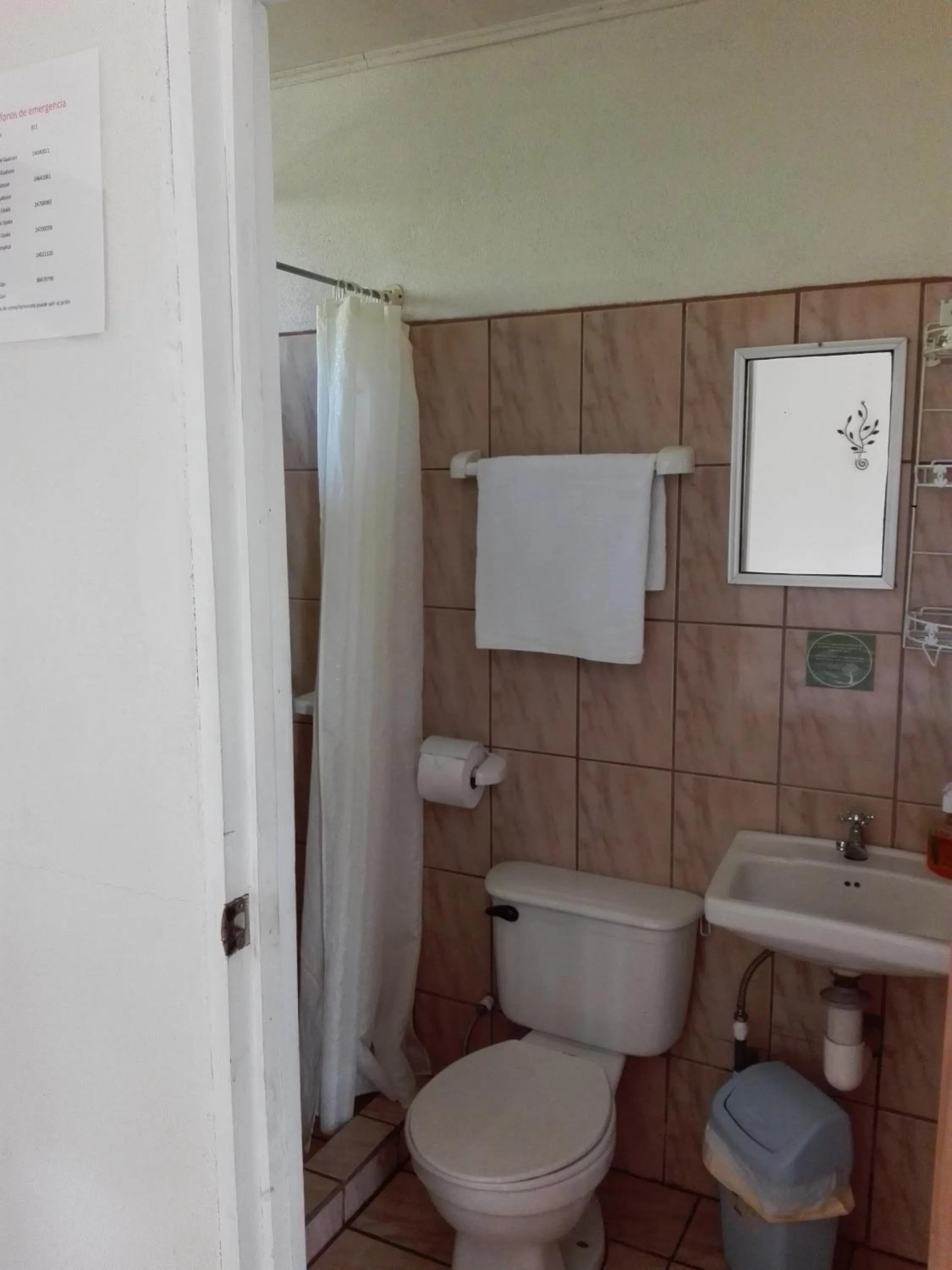 Bathroom in Posada Rural Río Celeste