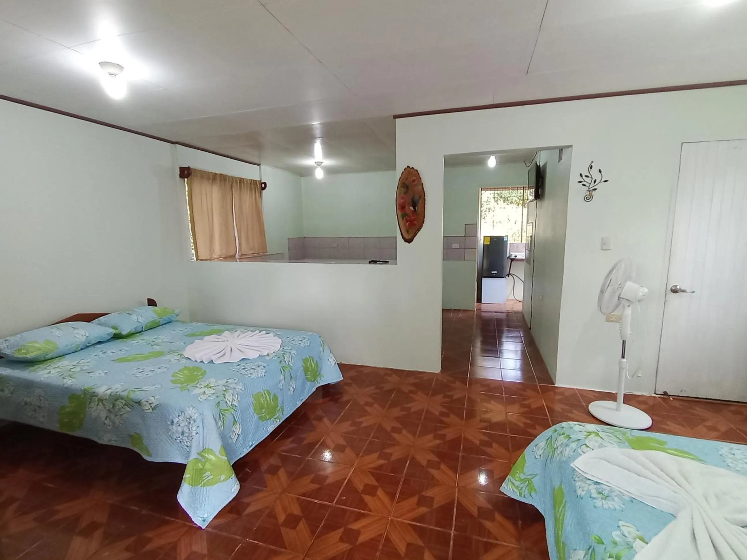 Bed in Posada Rural Río Celeste