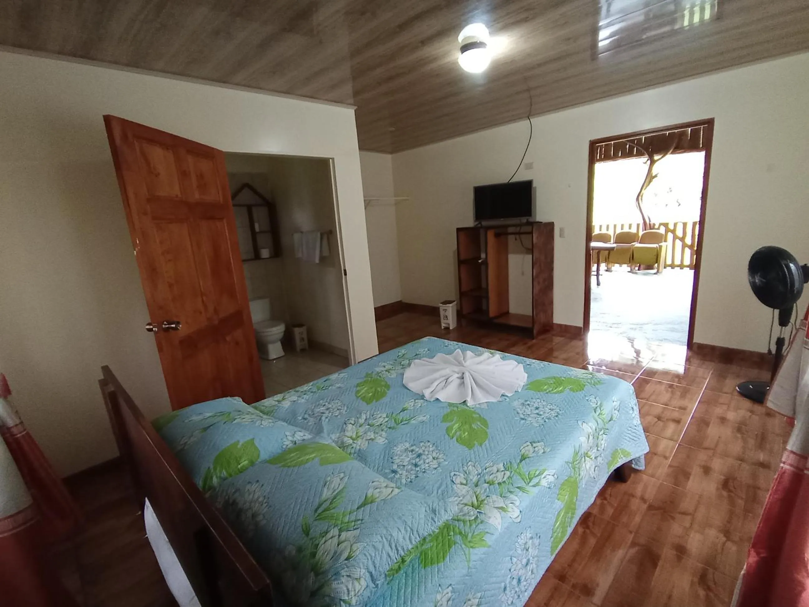 Bed in Posada Rural Río Celeste