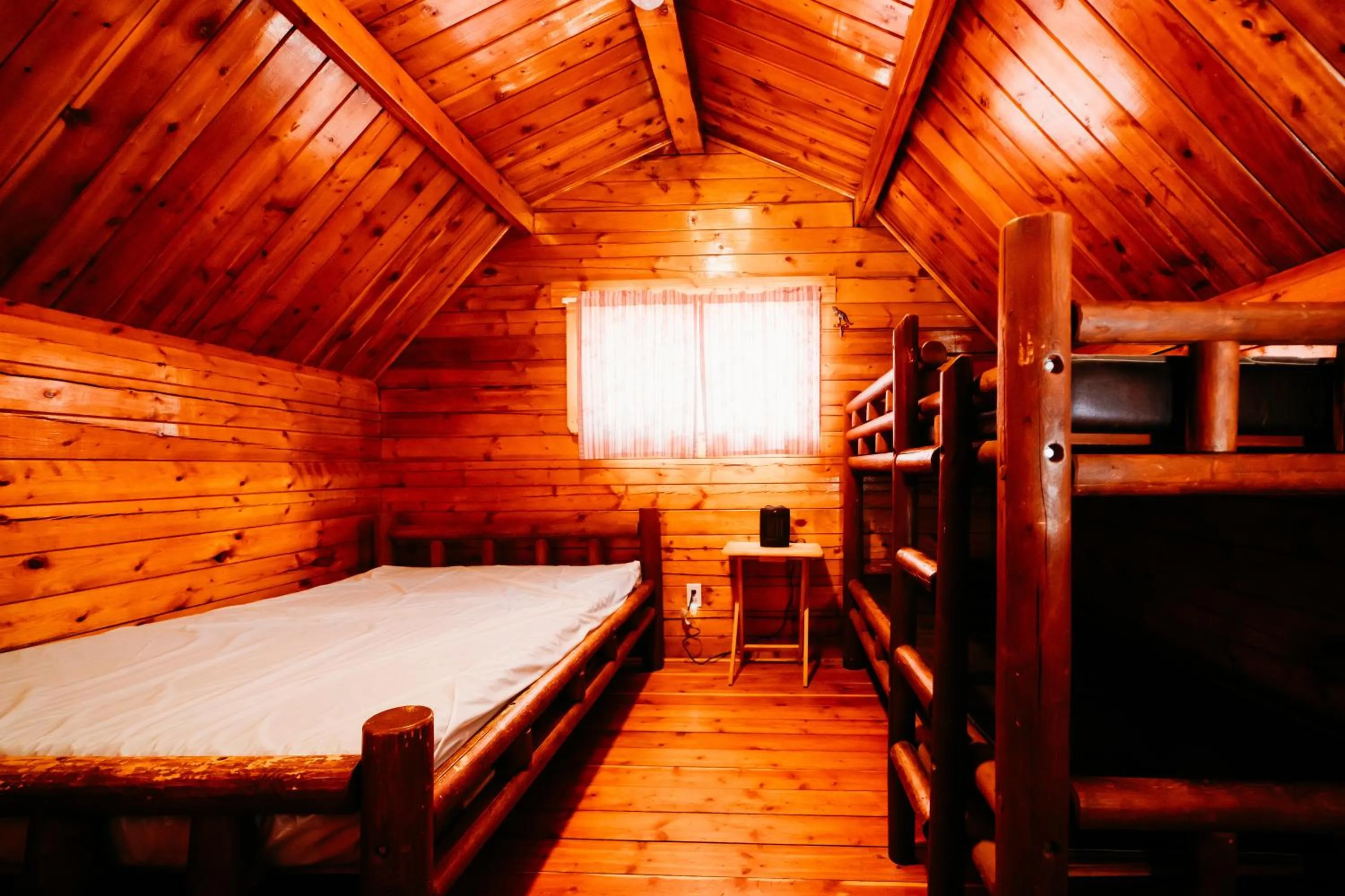 Bed in La Junta Colorado Cabins