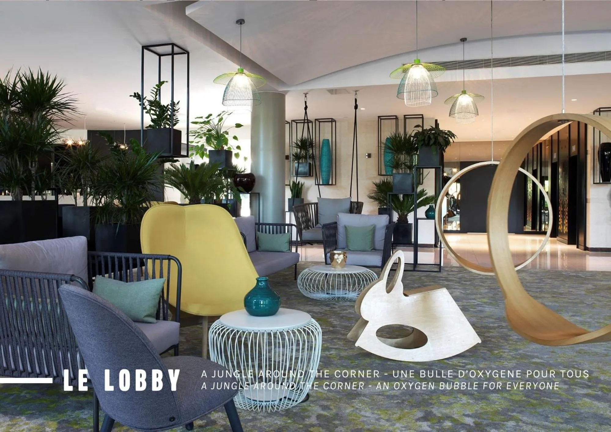 Lobby or reception in The Jangle Hotel - Paris - Charles de Gaulle - Airport