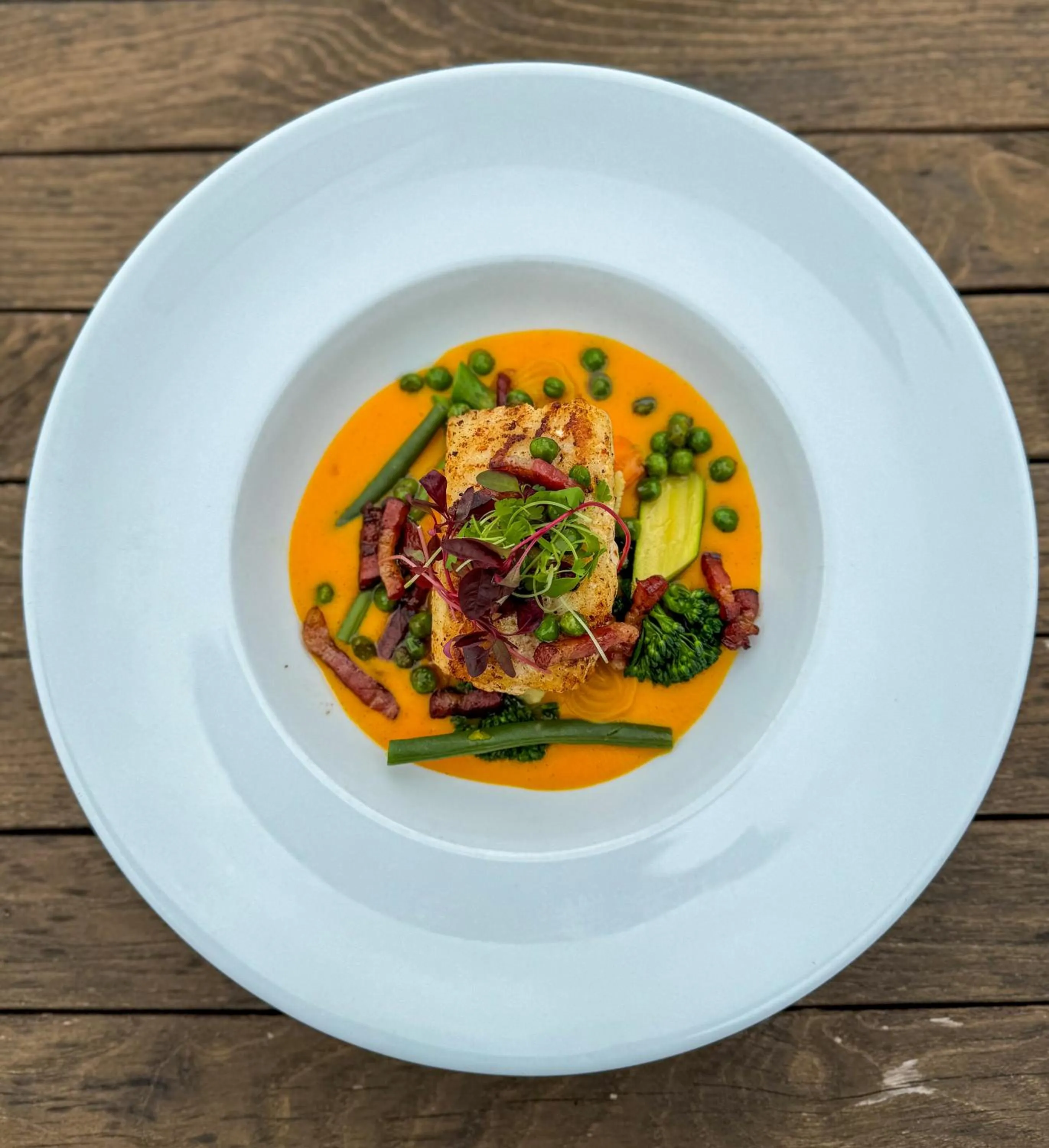 Food close-up in Pilgrim Hotel