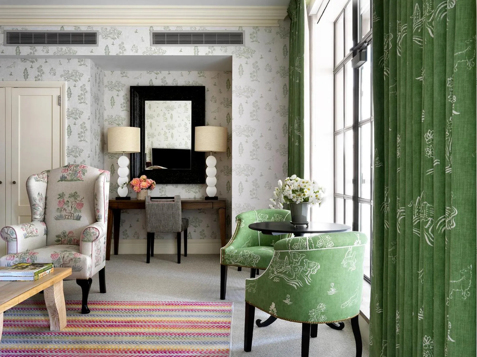 Seating area in The Whitby Hotel