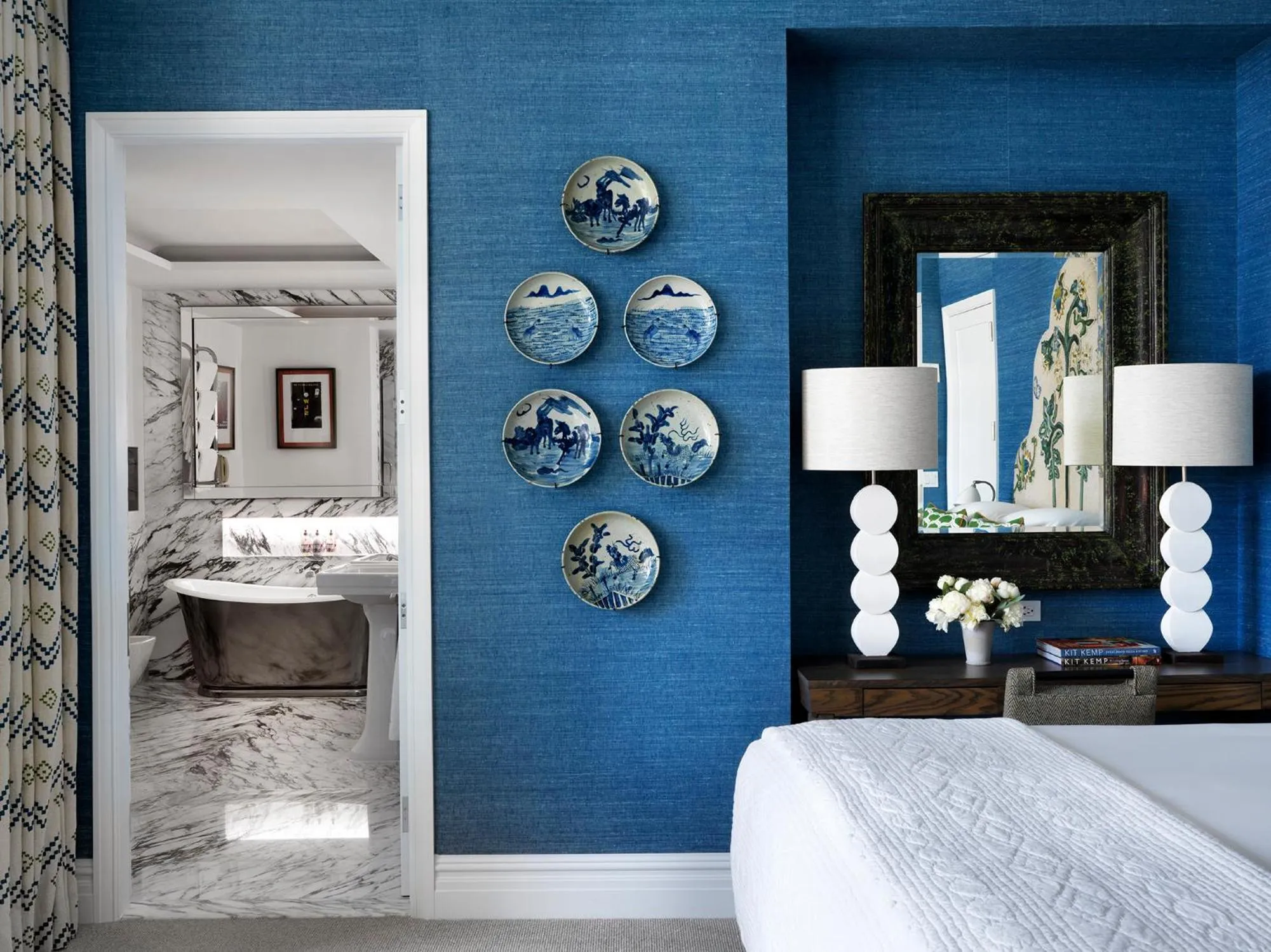 Decorative detail, Bed in The Whitby Hotel