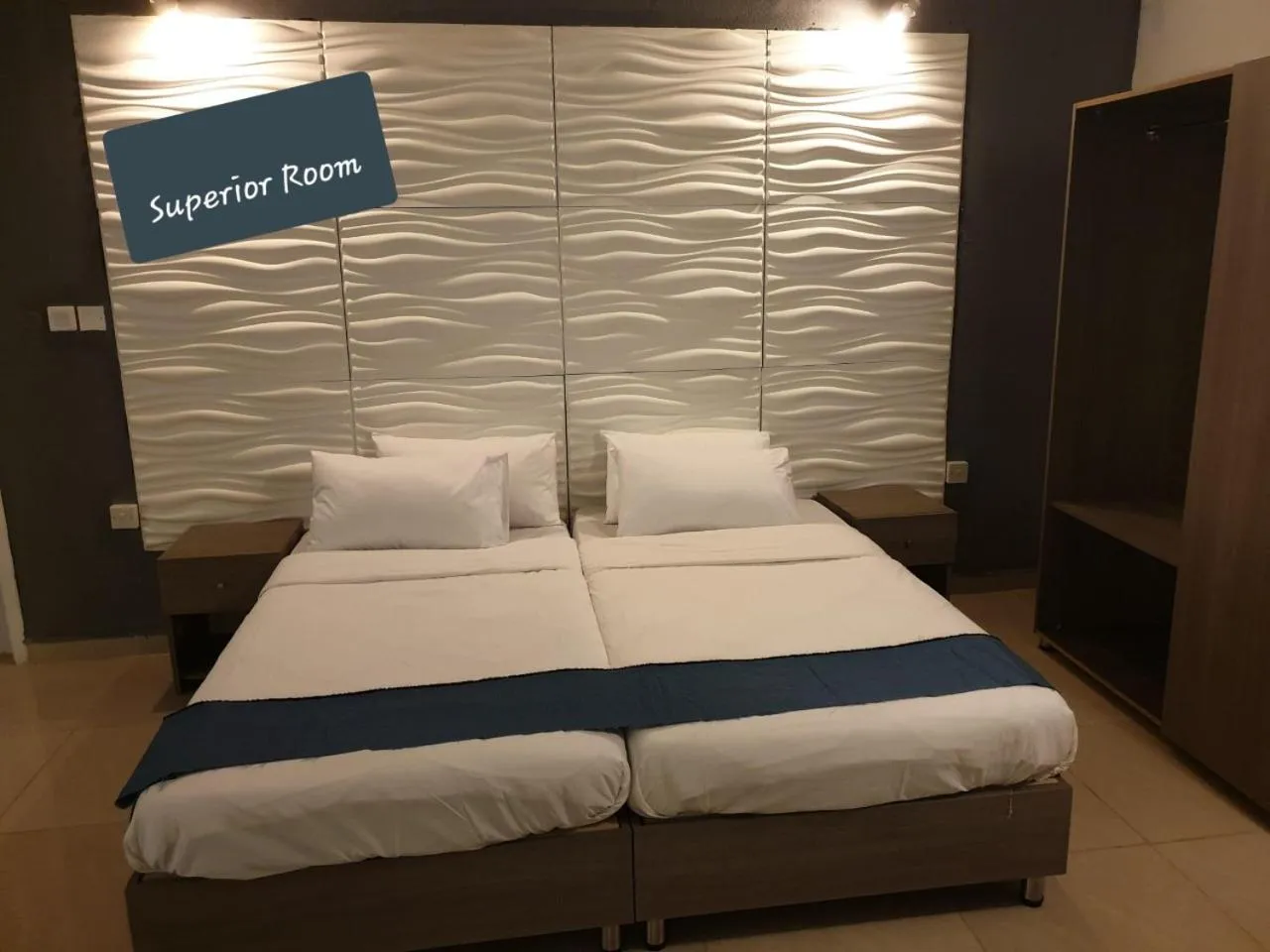 Bed in Palma Rima Hotel