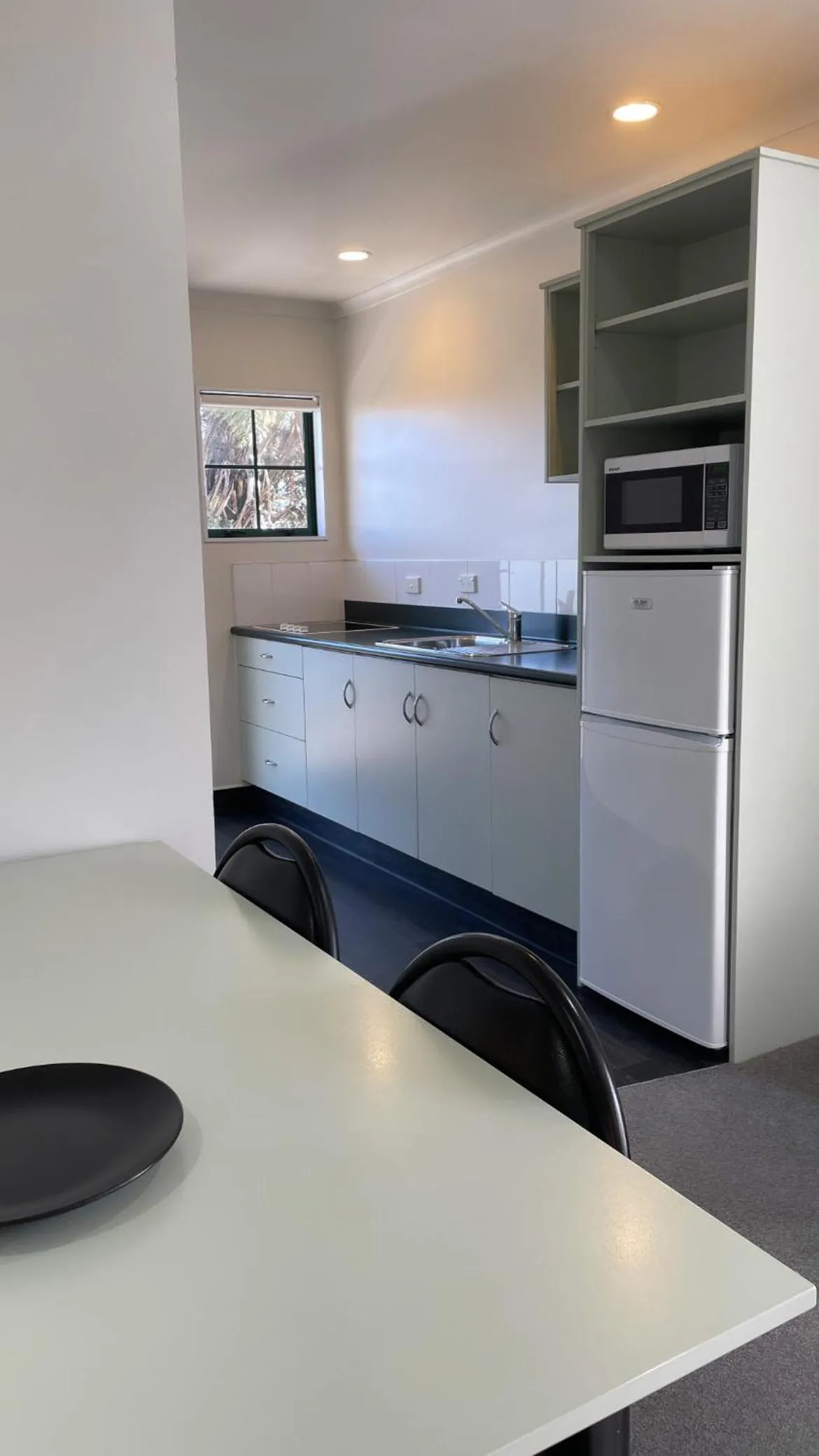 Kitchen or kitchenette in Kerry Lane Motel