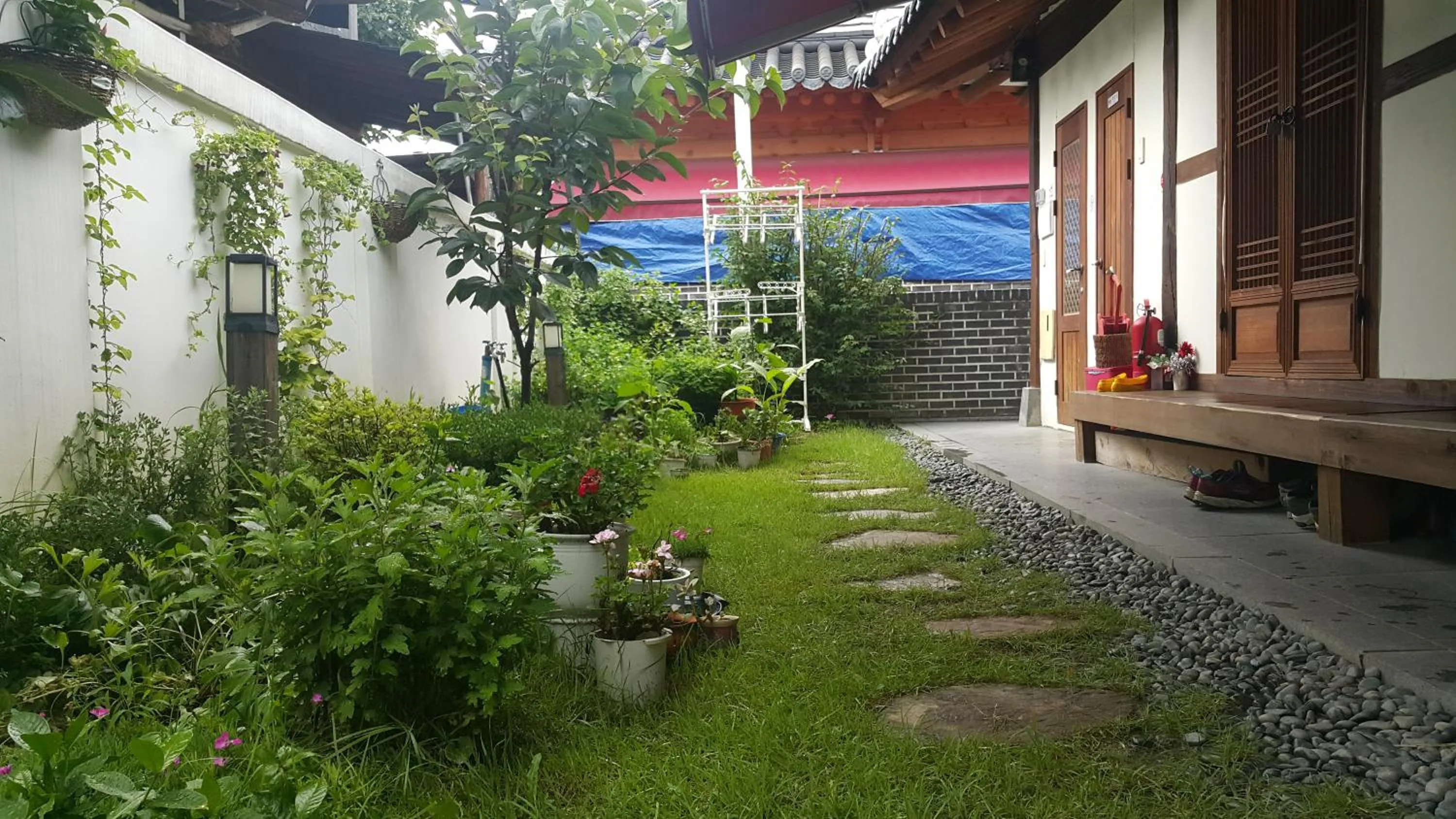 Garden view in Jeonju Nostalgic Home