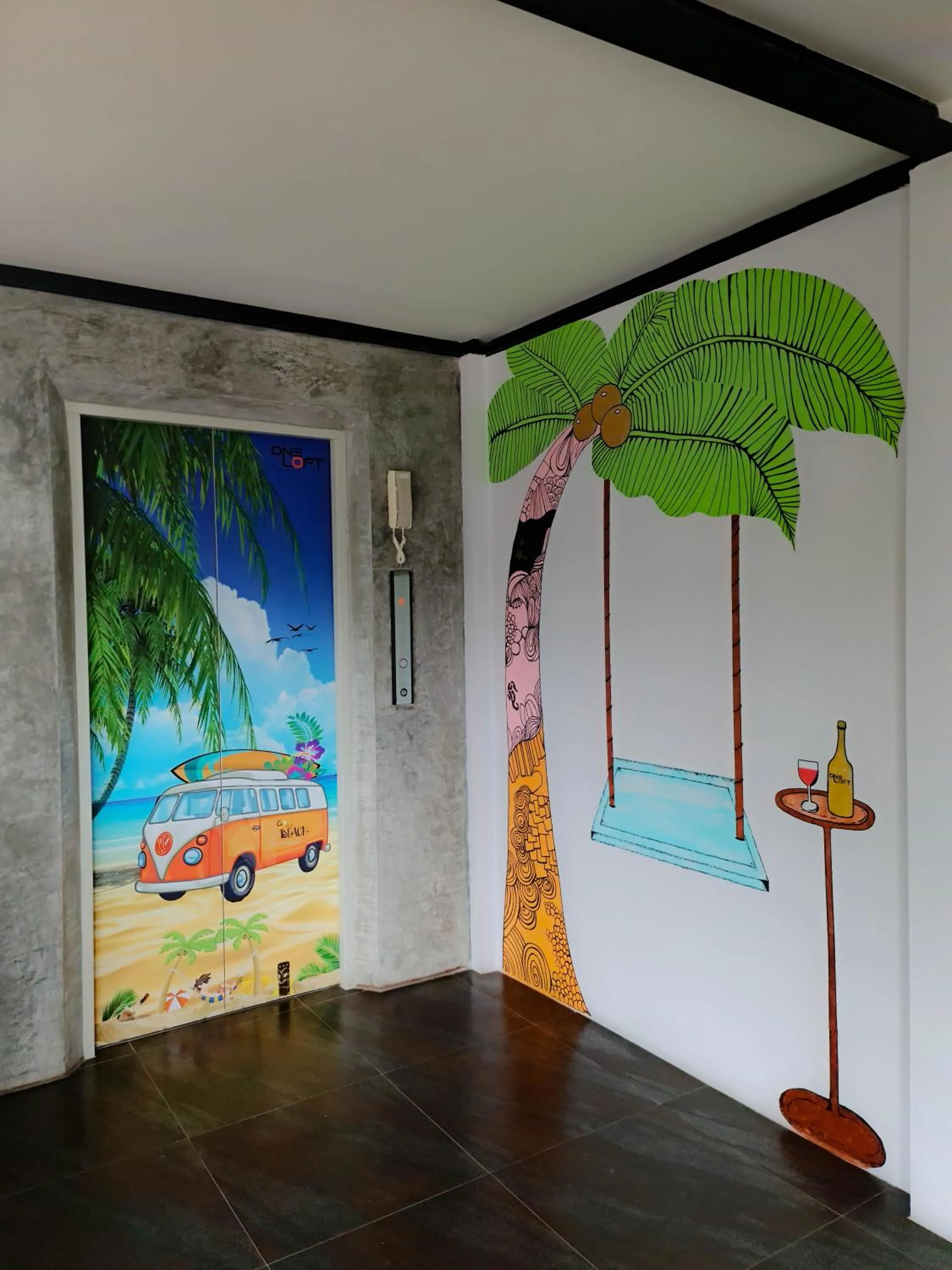 Decorative detail in OneLoft Hotel