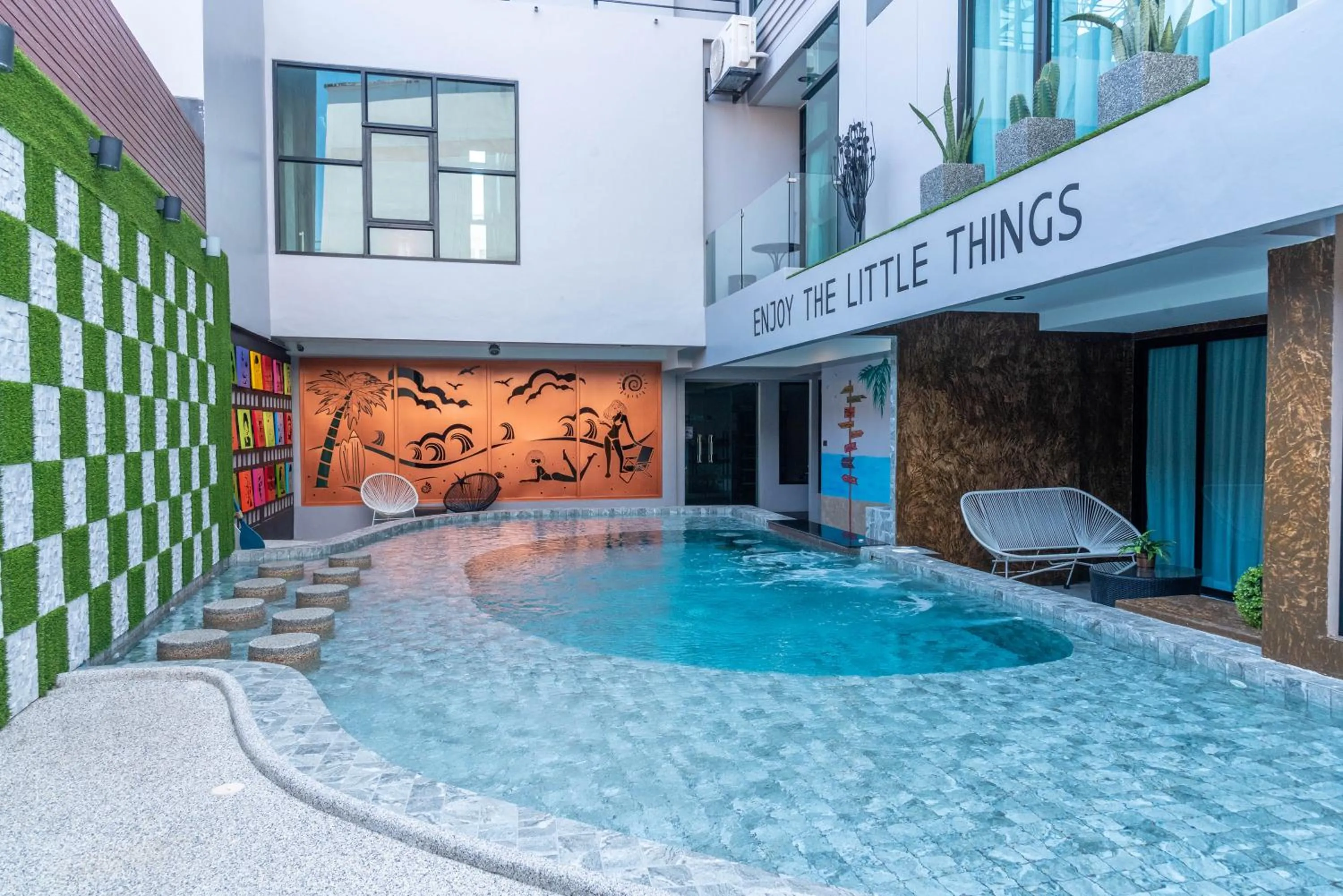 Swimming pool in OneLoft Hotel