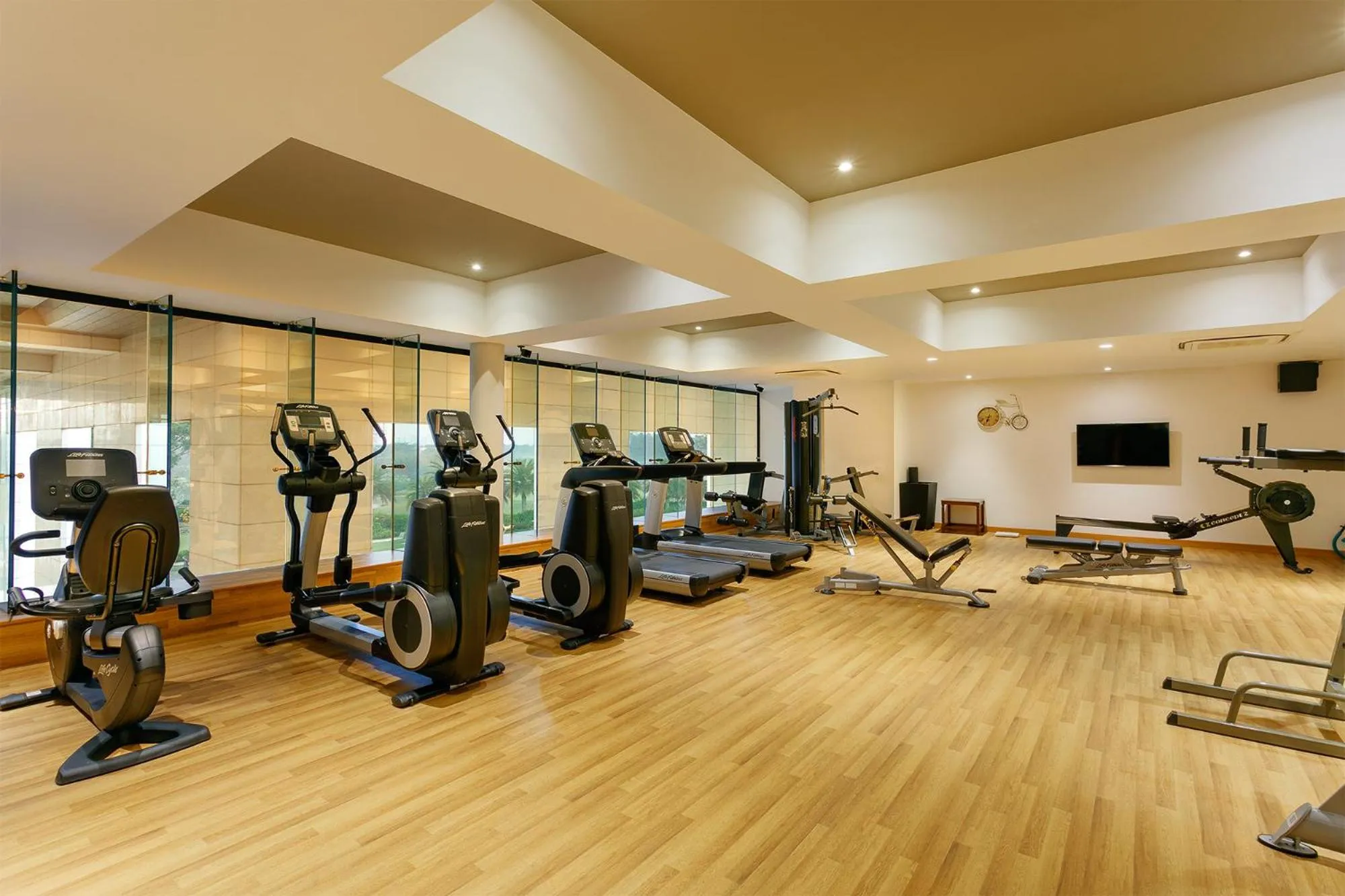 Fitness centre/facilities in Karma Chalets