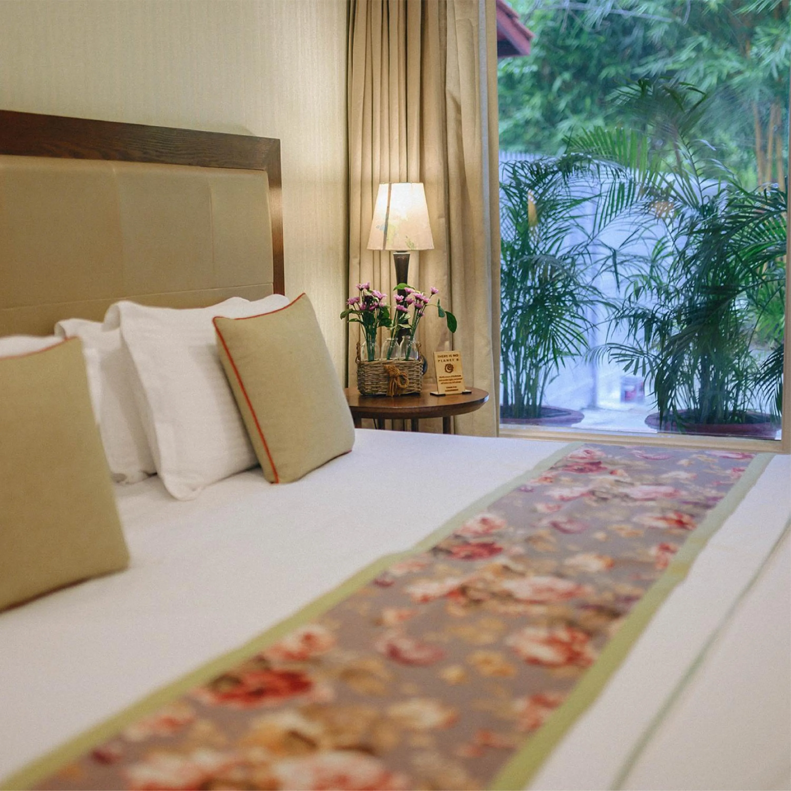 Bed in Karma Chalets