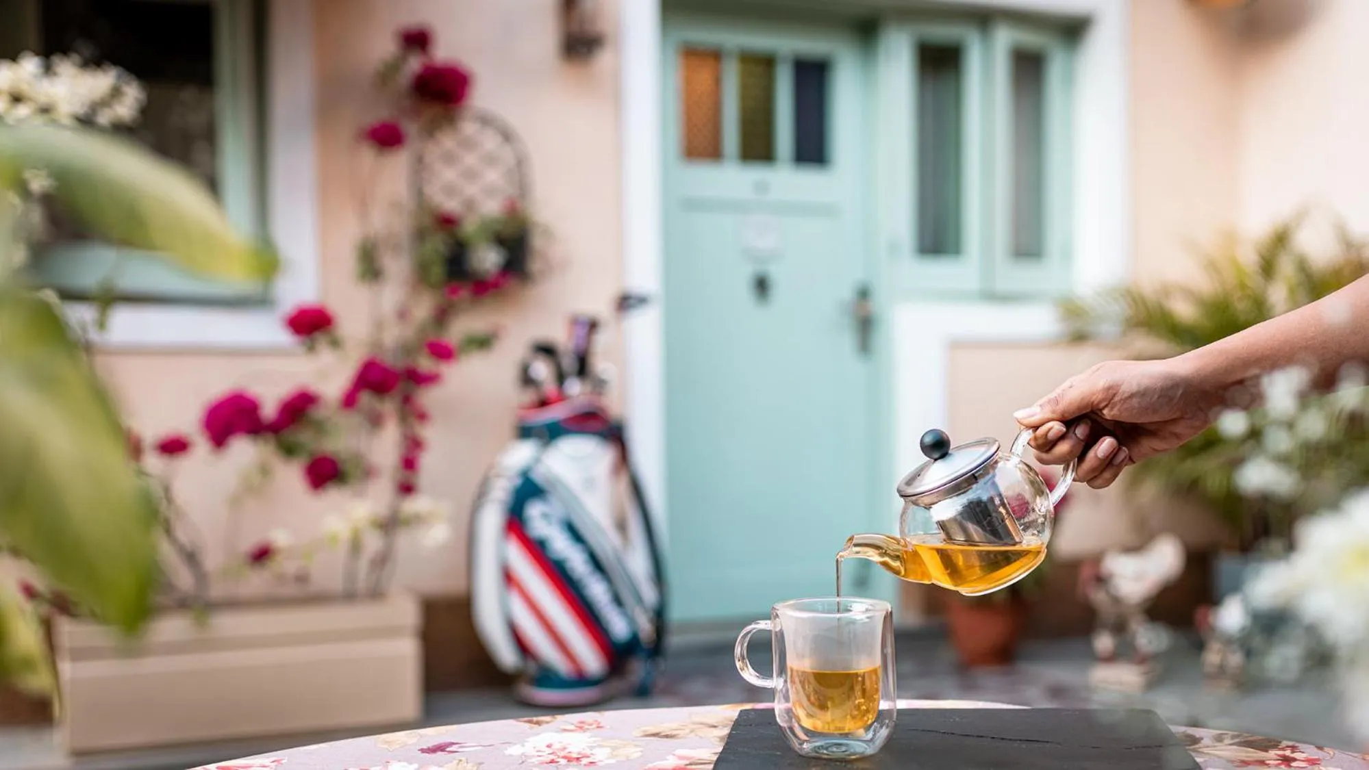 Balcony/Terrace in Karma Chalets