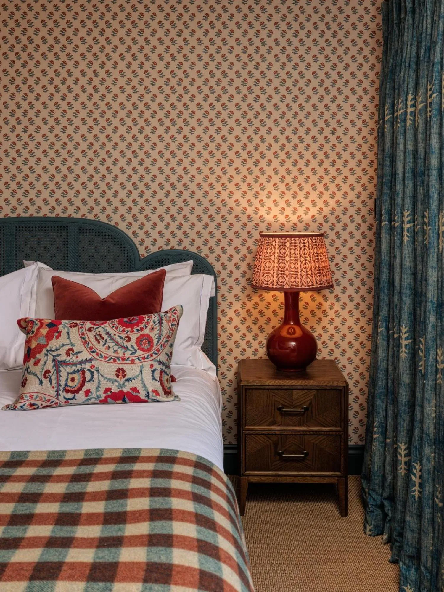 Bed in Old Bell Hotel