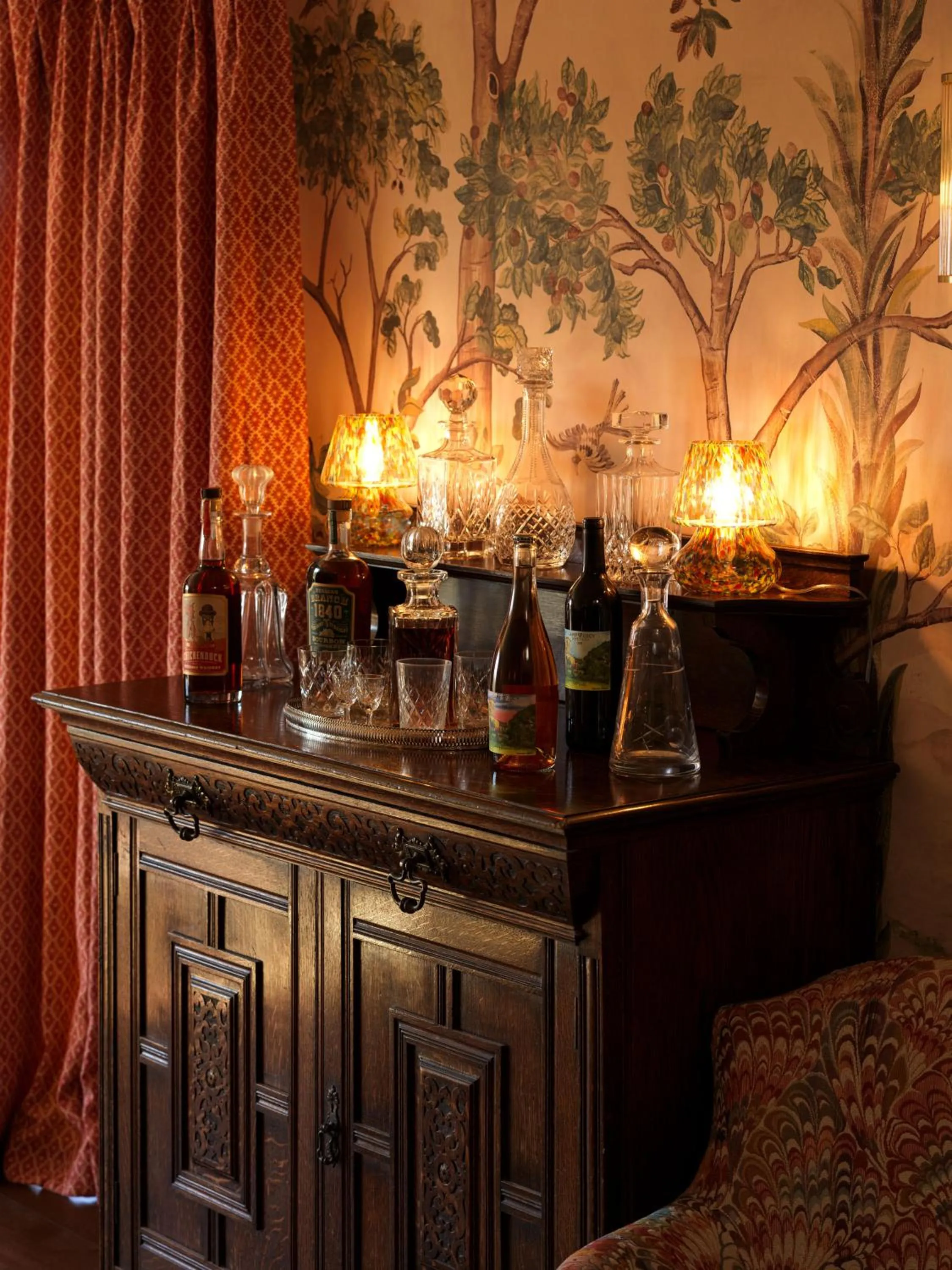 Dining area in Old Bell Hotel