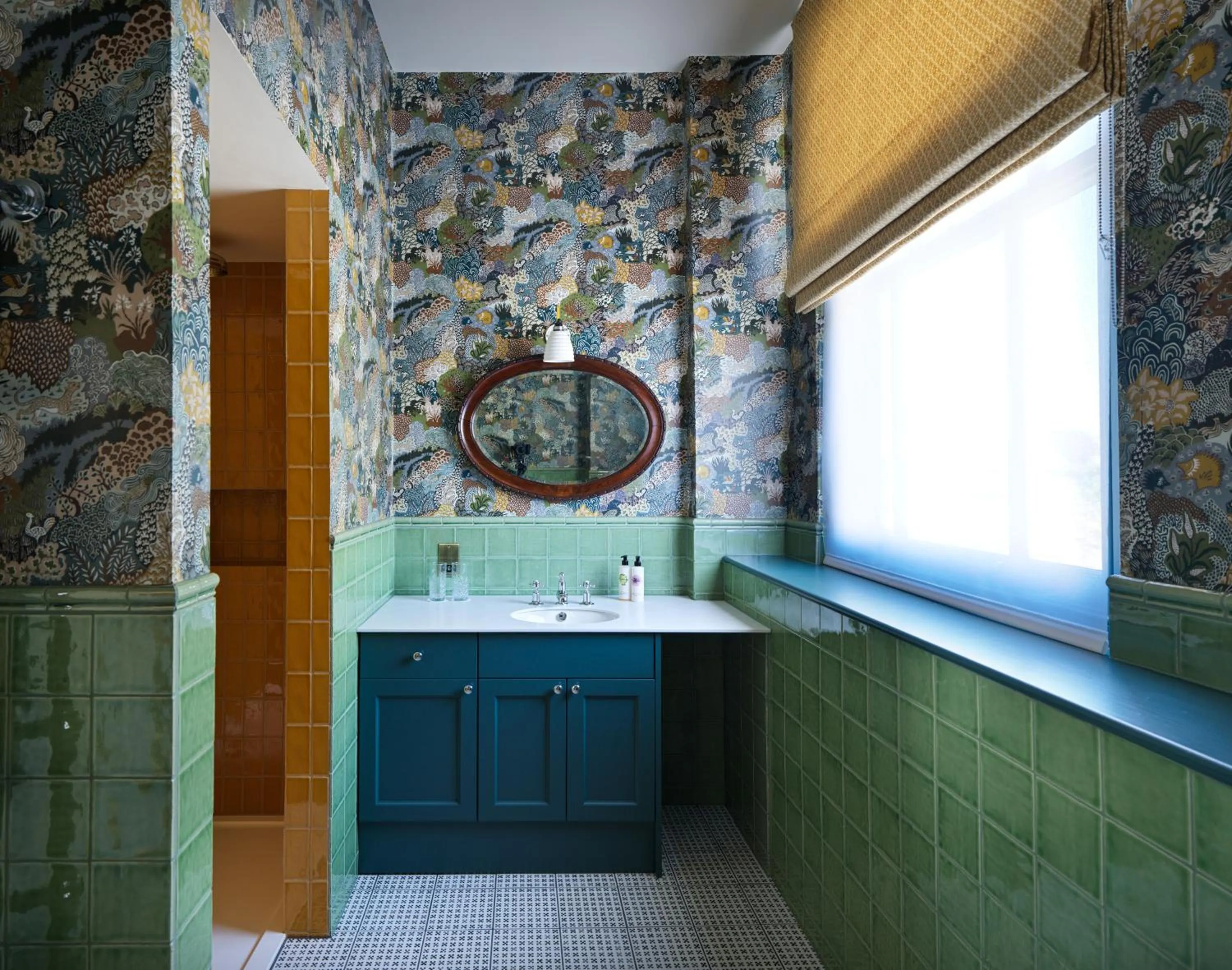 Bathroom in Old Bell Hotel