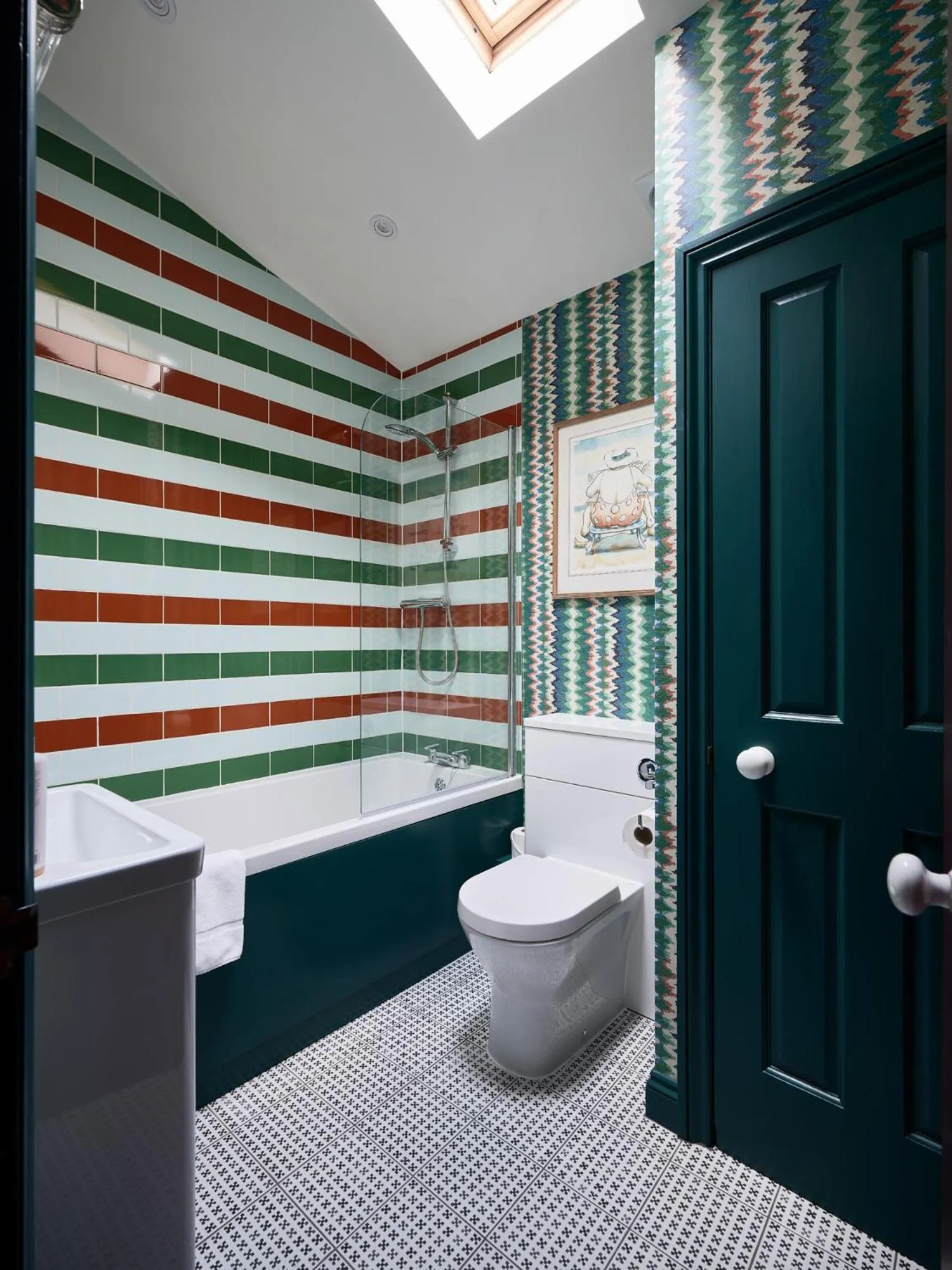 Bathroom in Old Bell Hotel