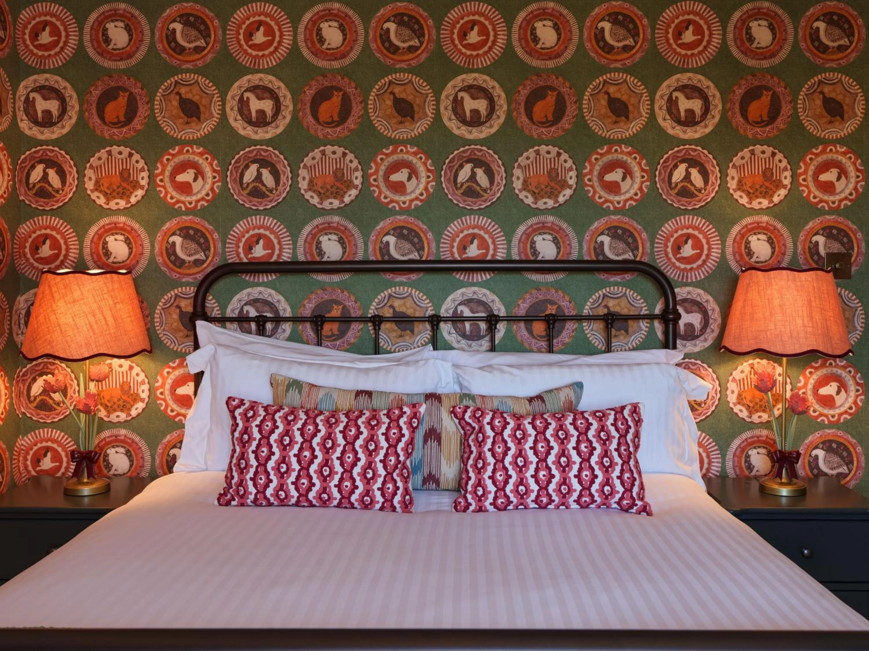 Bed in Old Bell Hotel