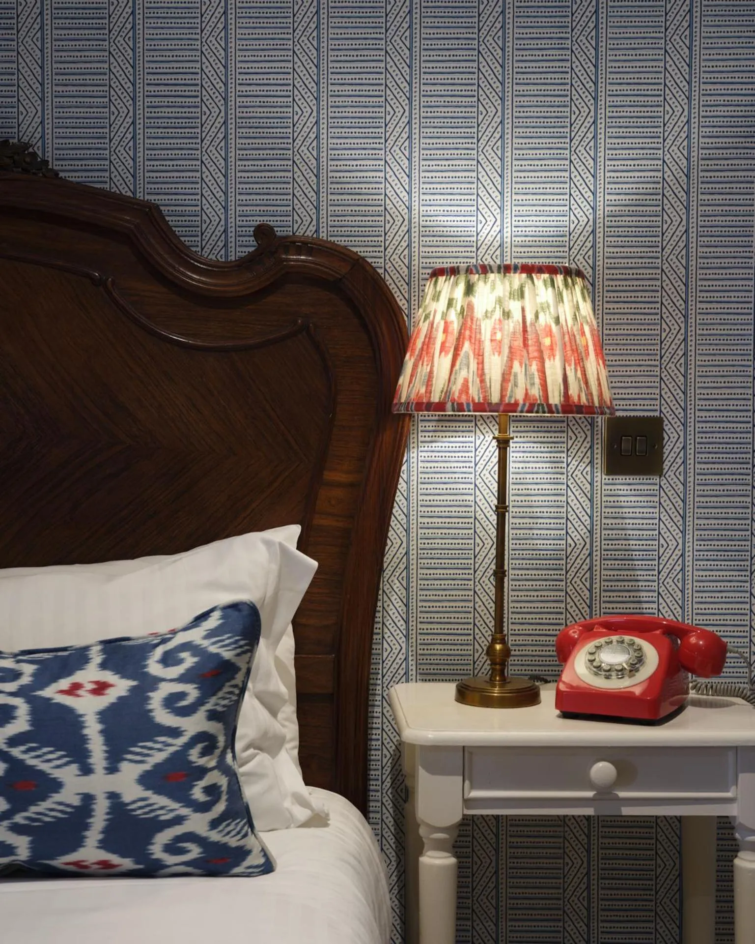 Bed in Old Bell Hotel