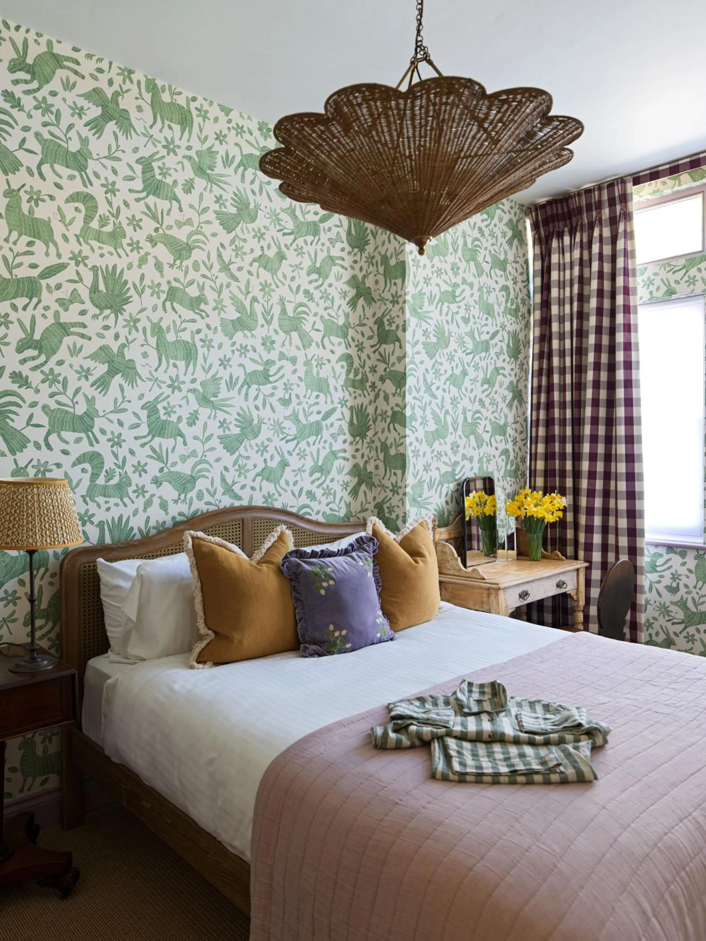 Bed in Old Bell Hotel