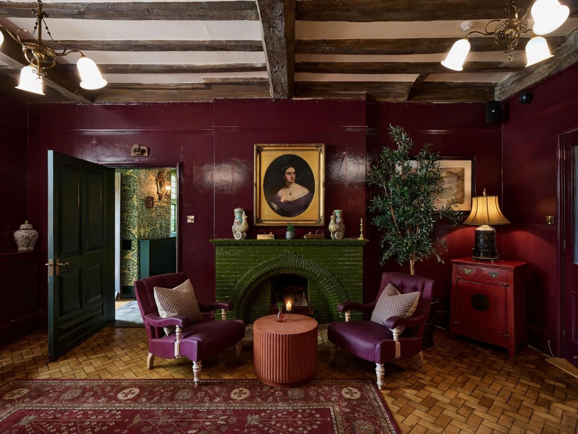 Seating area in Old Bell Hotel