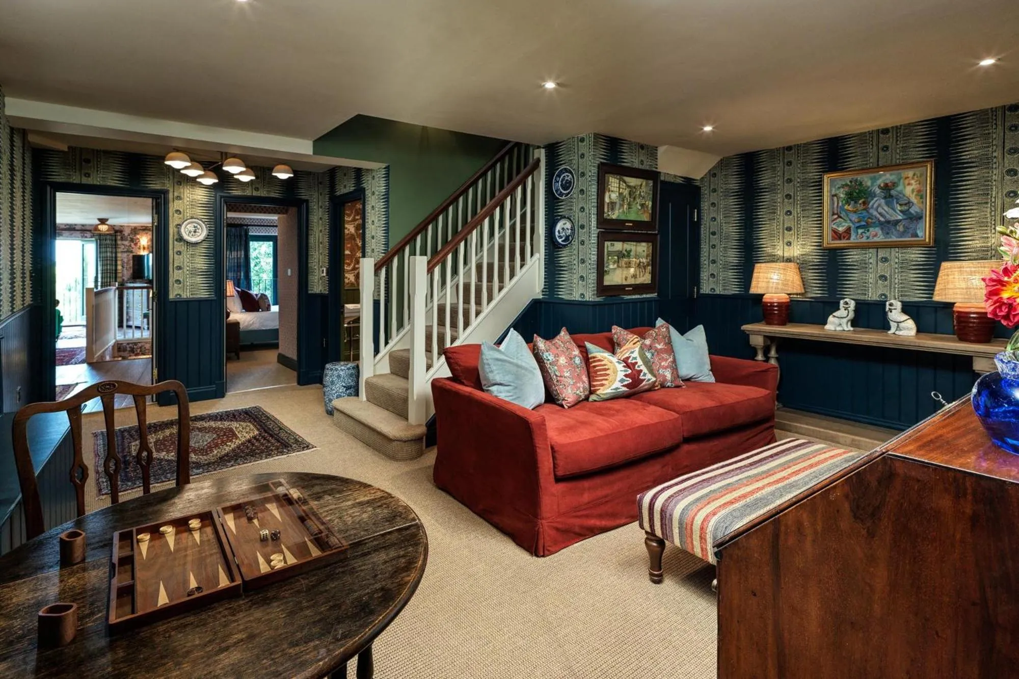 Living room in Old Bell Hotel