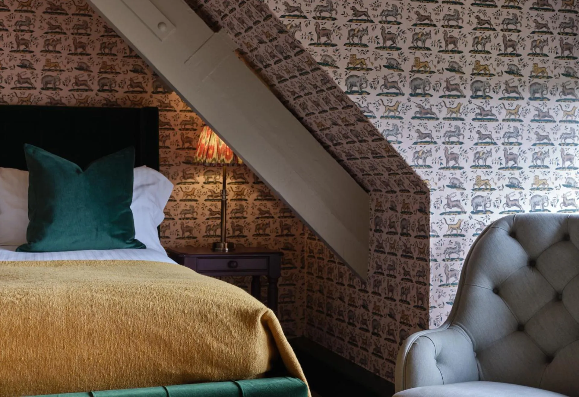 Bed in Old Bell Hotel