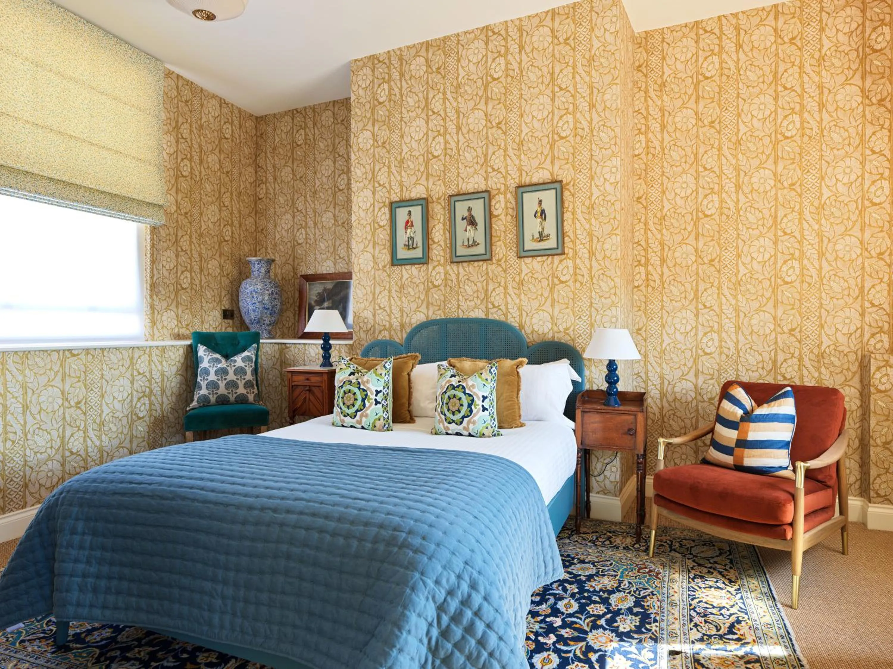 Bed in Old Bell Hotel