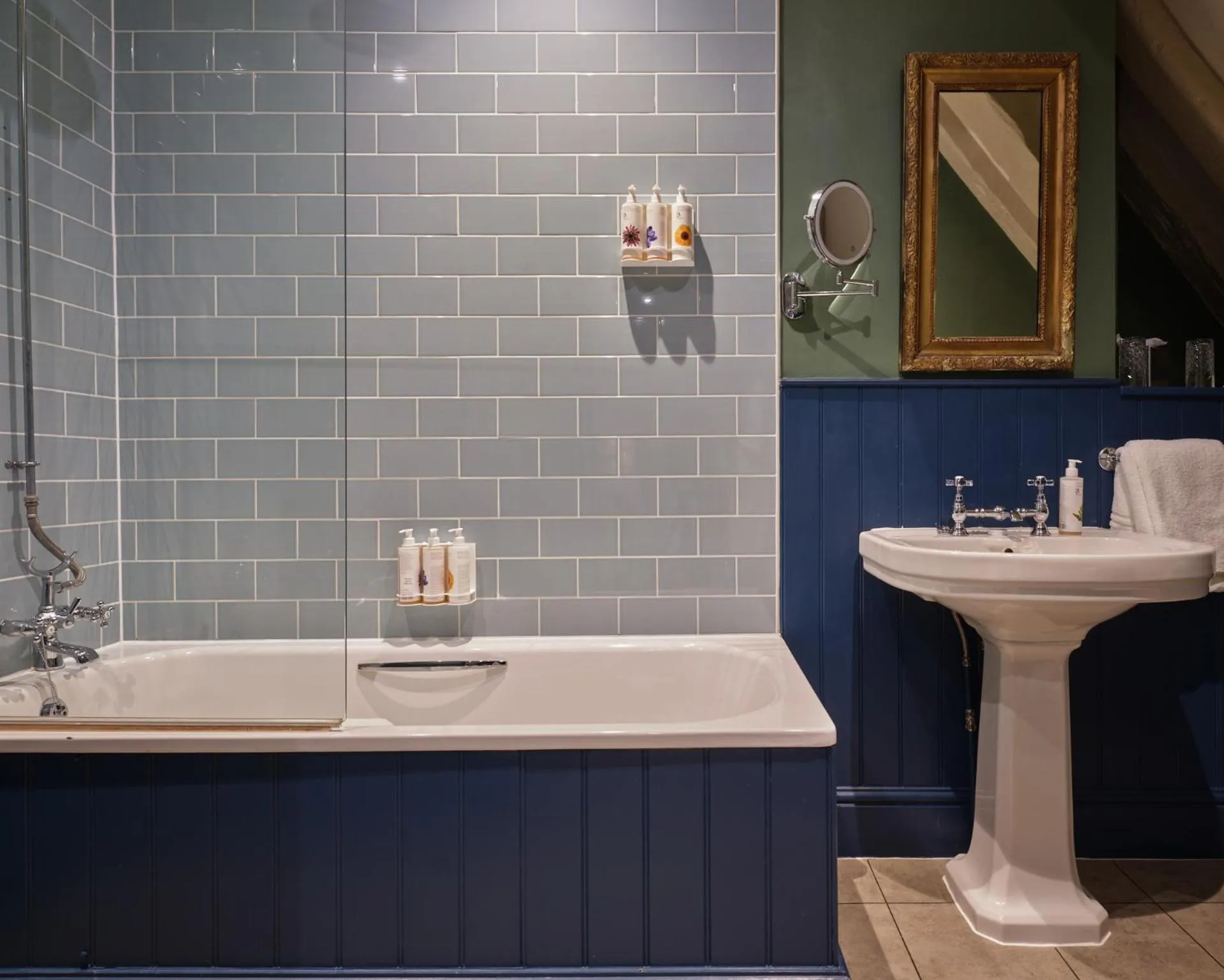 Bathroom in Old Bell Hotel