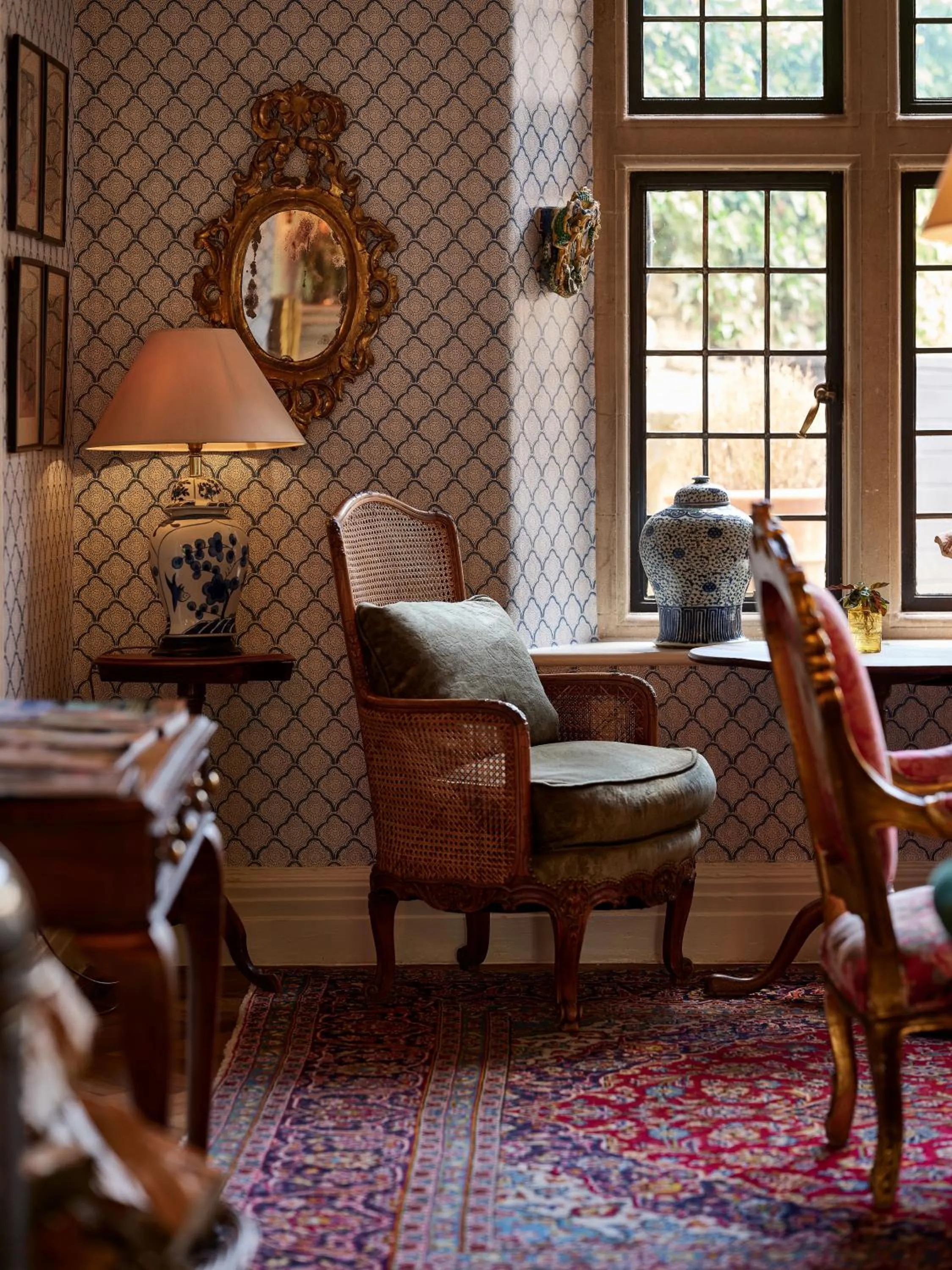 Seating area in Old Bell Hotel