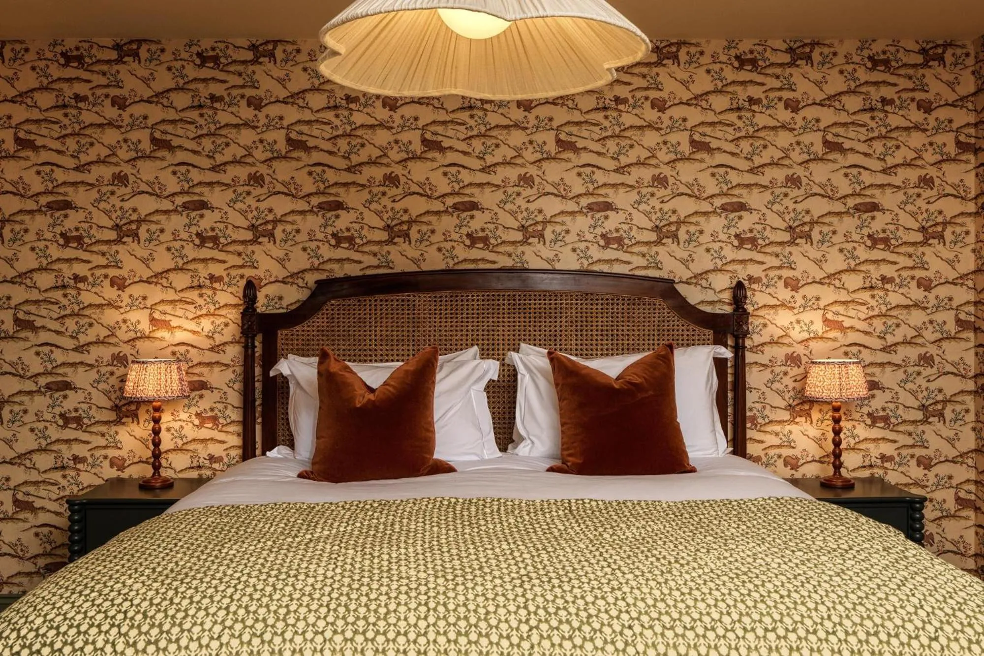 Bed in Old Bell Hotel