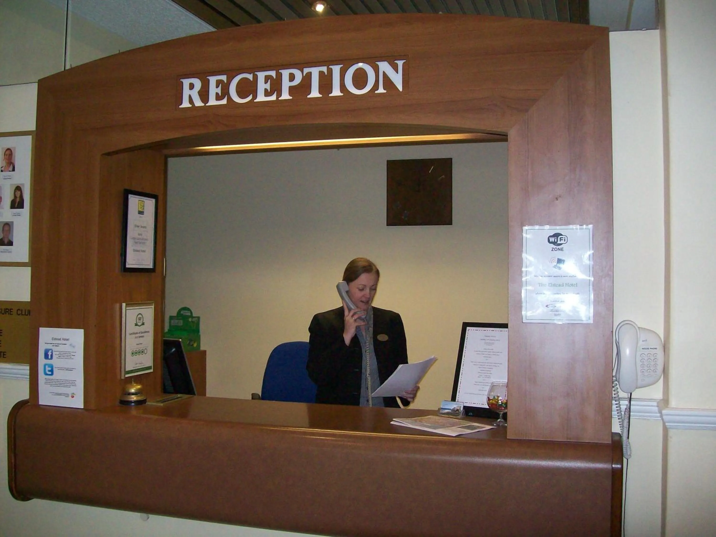 People in Elstead Hotel