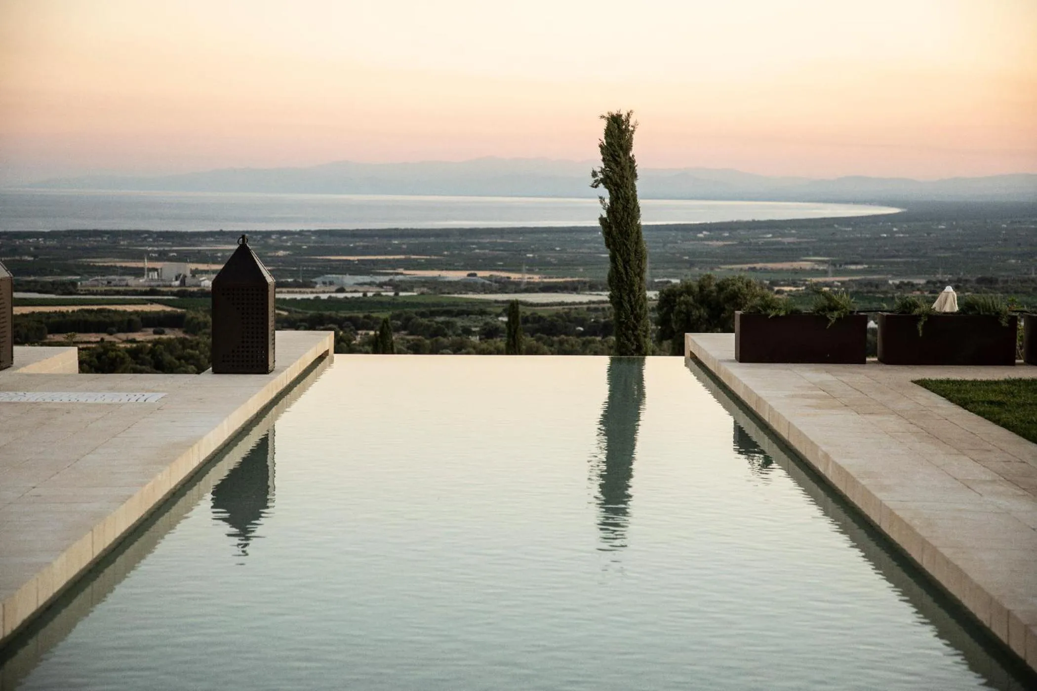 Pool view in Masseria Amastuola Wine Resort