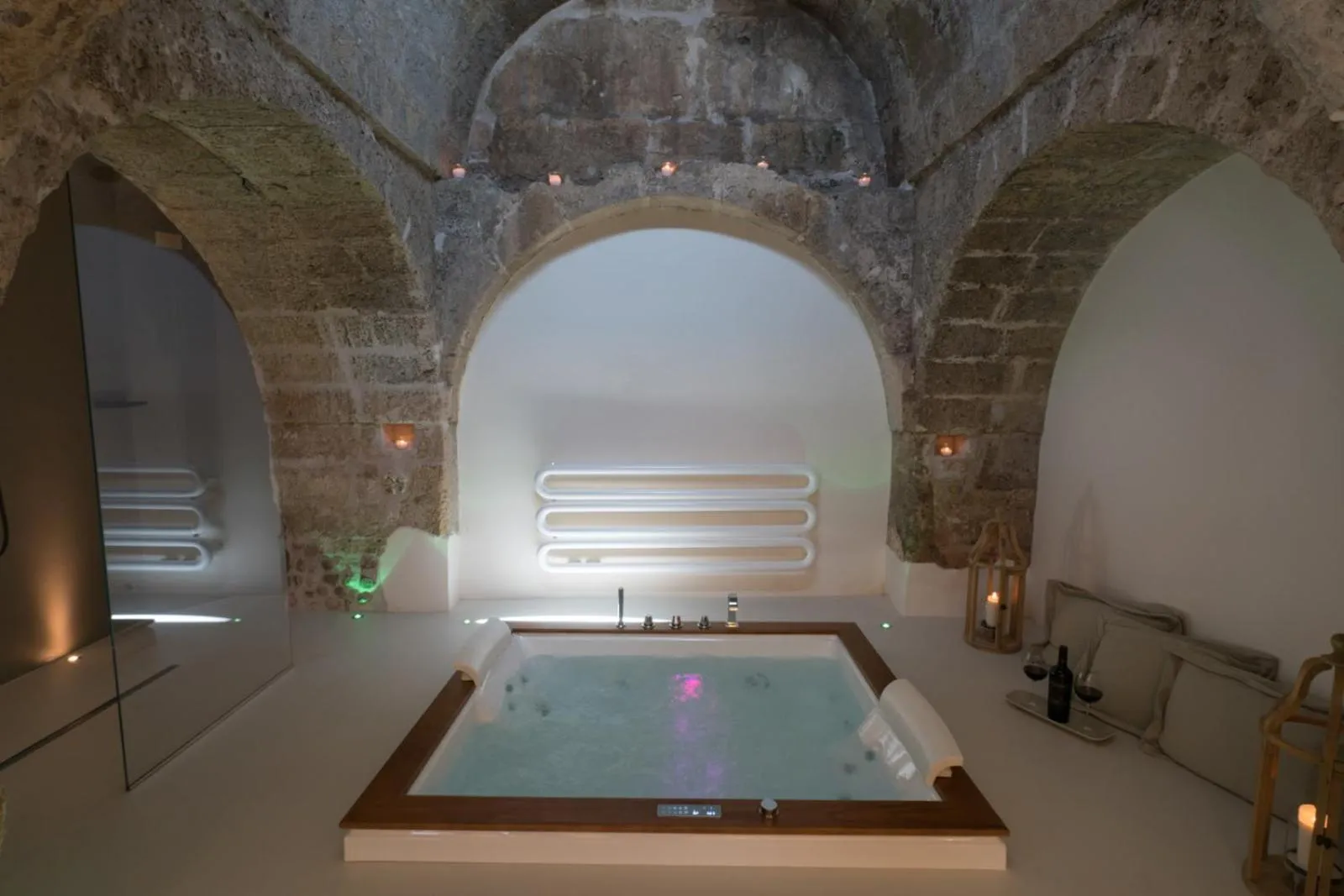 Hot Tub in Masseria Amastuola Wine Resort