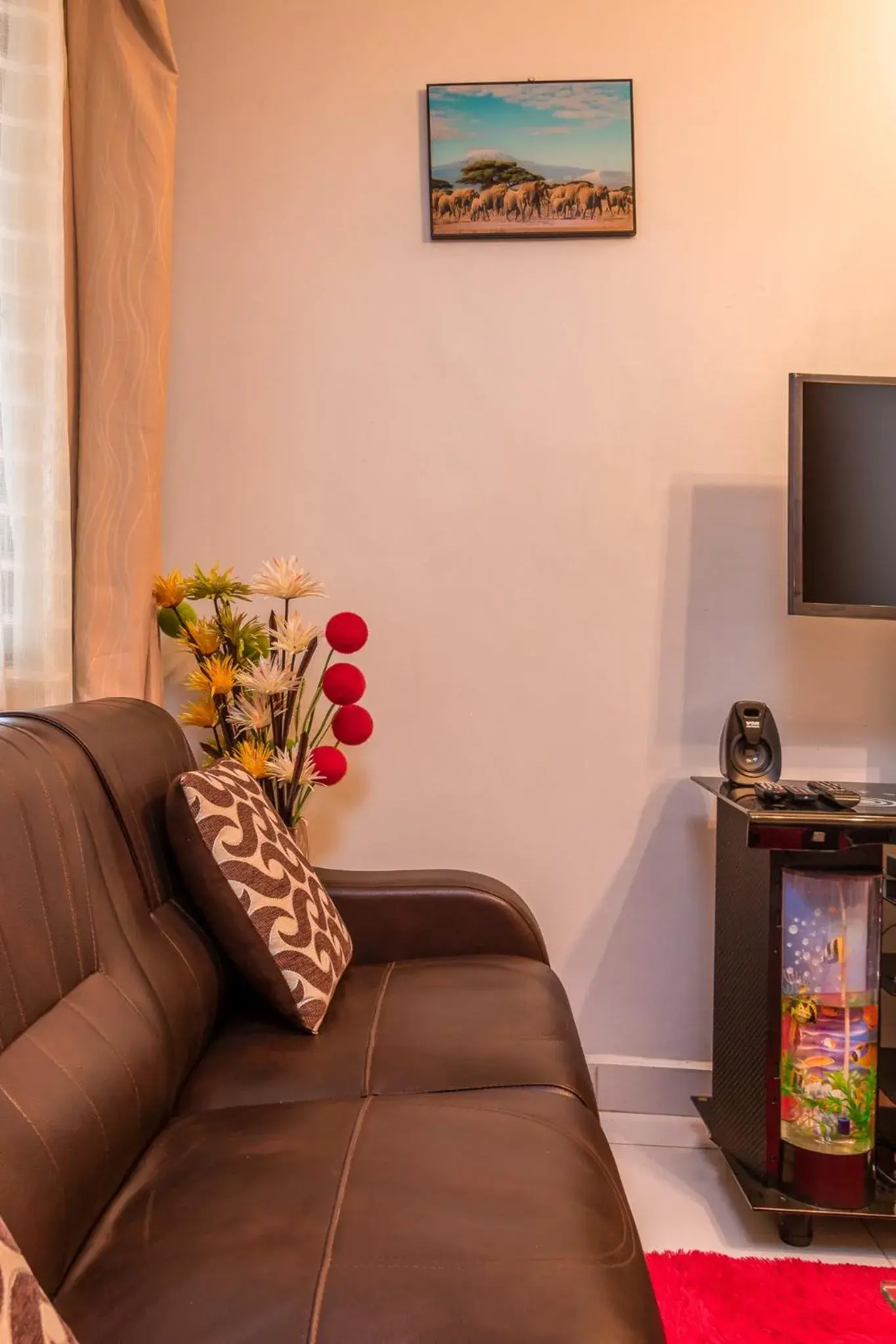 Living room in Javilla Eagles Safari Guest house Living room in Javilla Eagles Safari Guest house