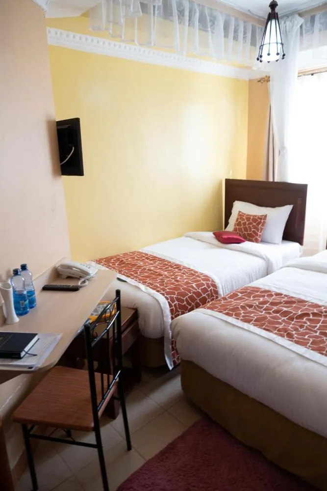 Bed in Javilla Eagles Safari Guest house