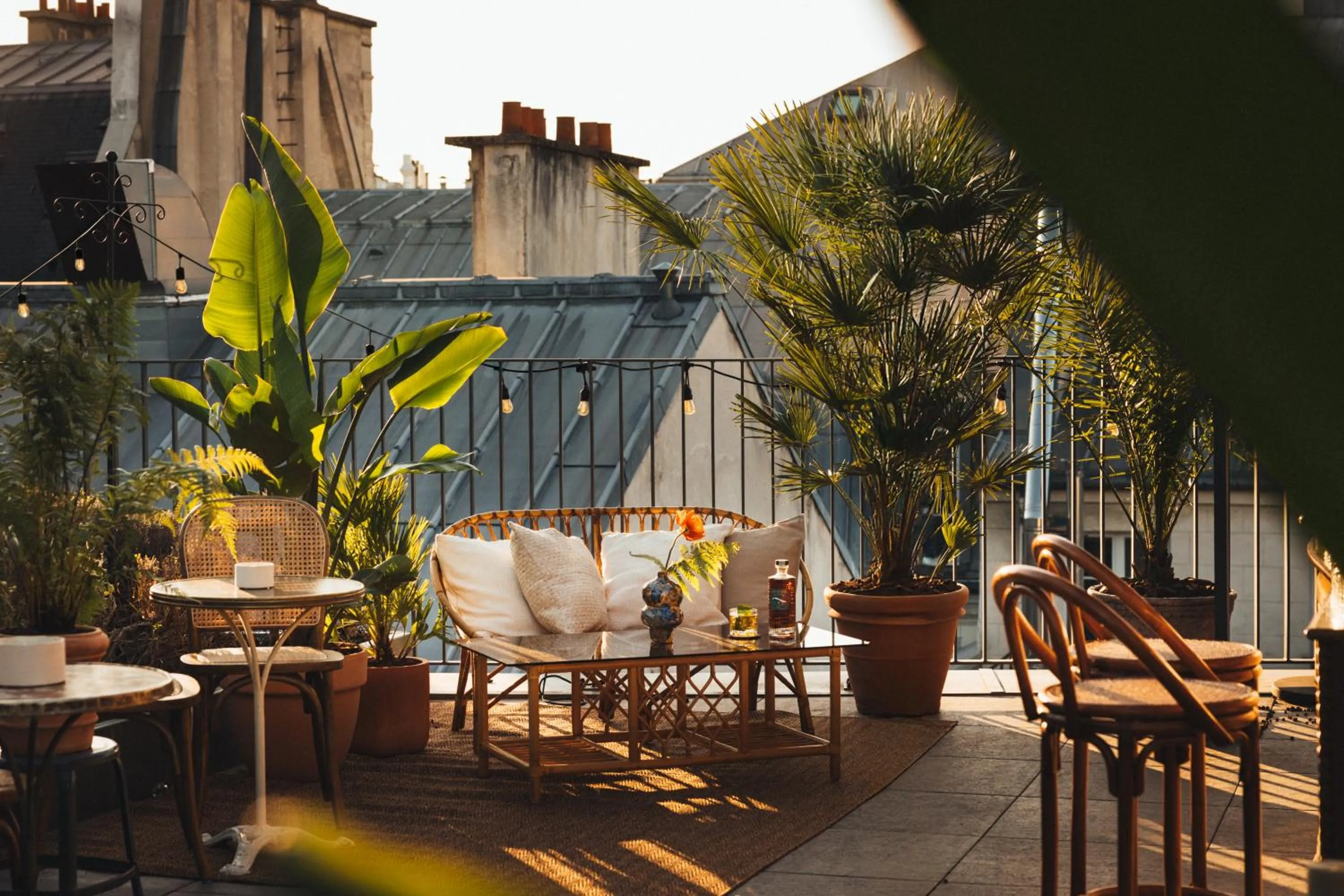 Patio in Drawing Hotel