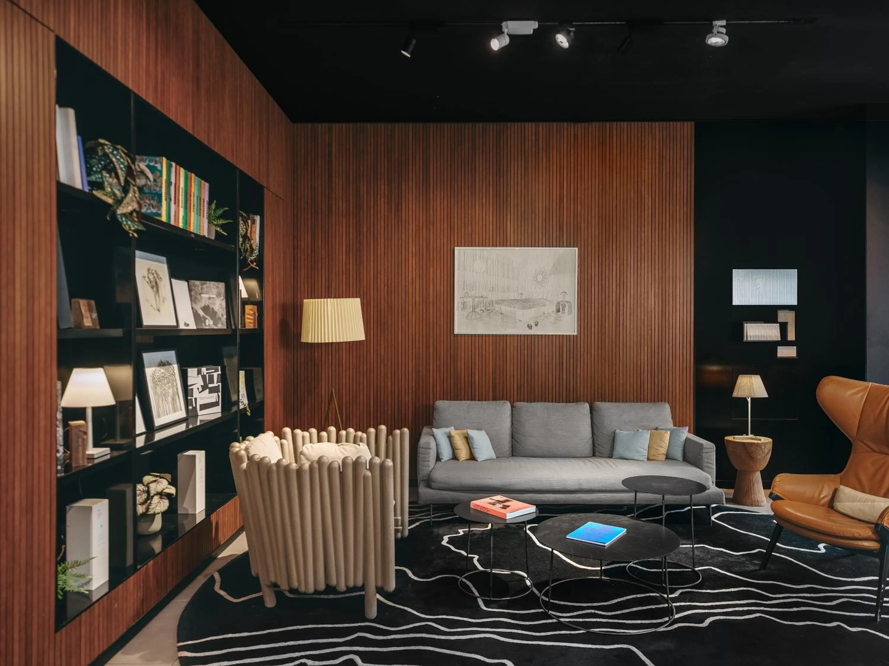 Library in Drawing Hotel