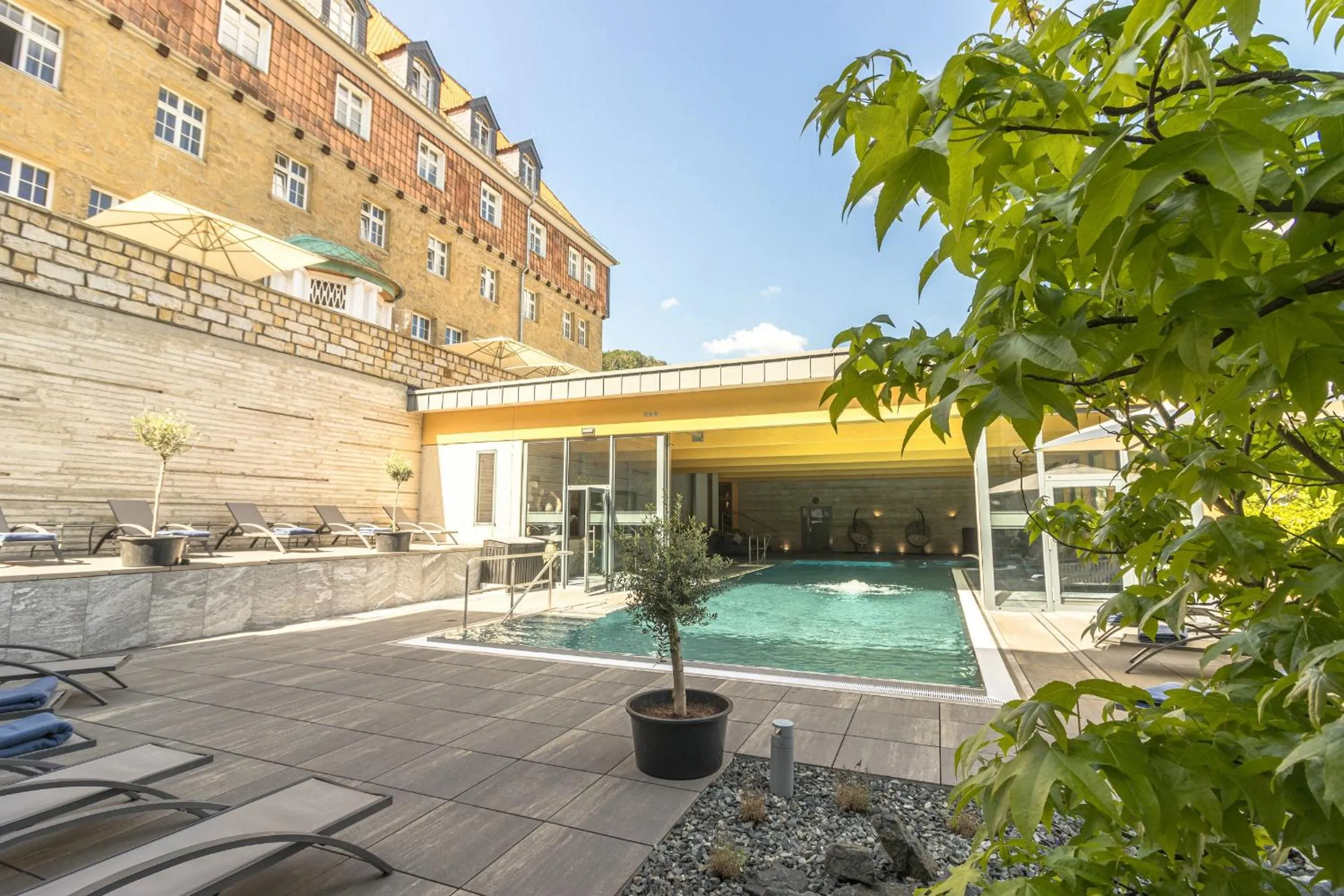 Swimming pool in Sonnenresort Ettershaus